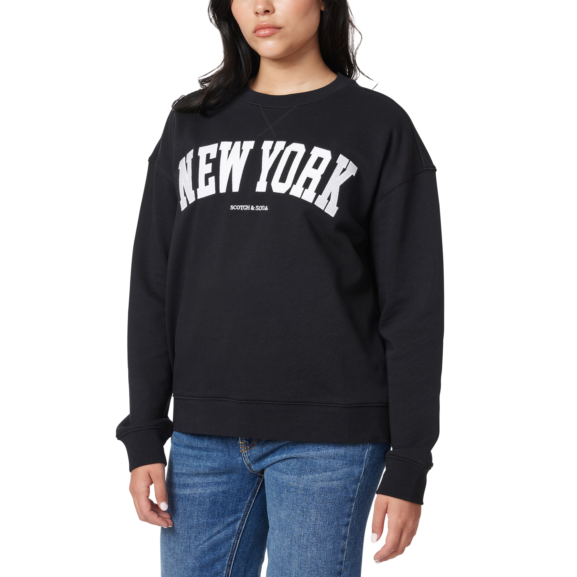 Scotch & Soda Women's French Terry “City” Crewneck