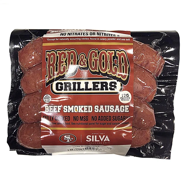 RED AND GOLD GRILLERS BEEF SAUSAGE 2.5 POUNDS