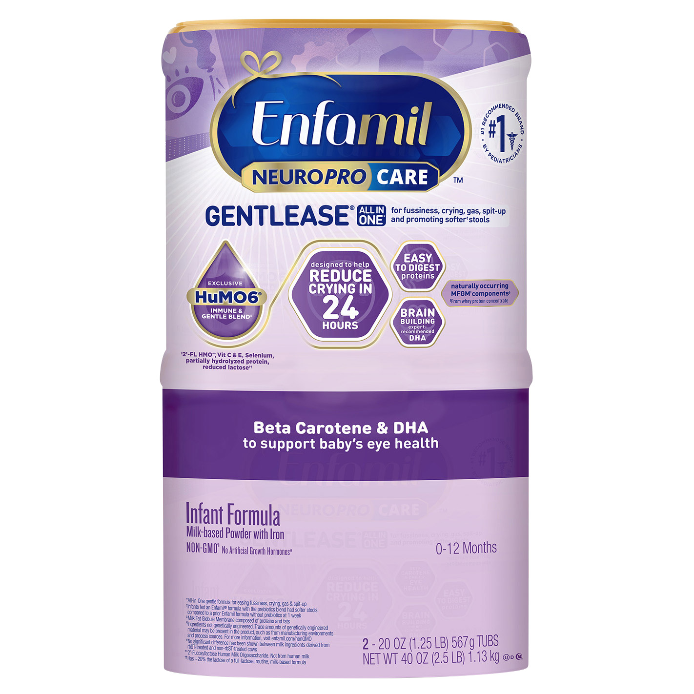 Enfamil NeuroPro Care Gentlease Formula, 20 oz, 2-pack Costco