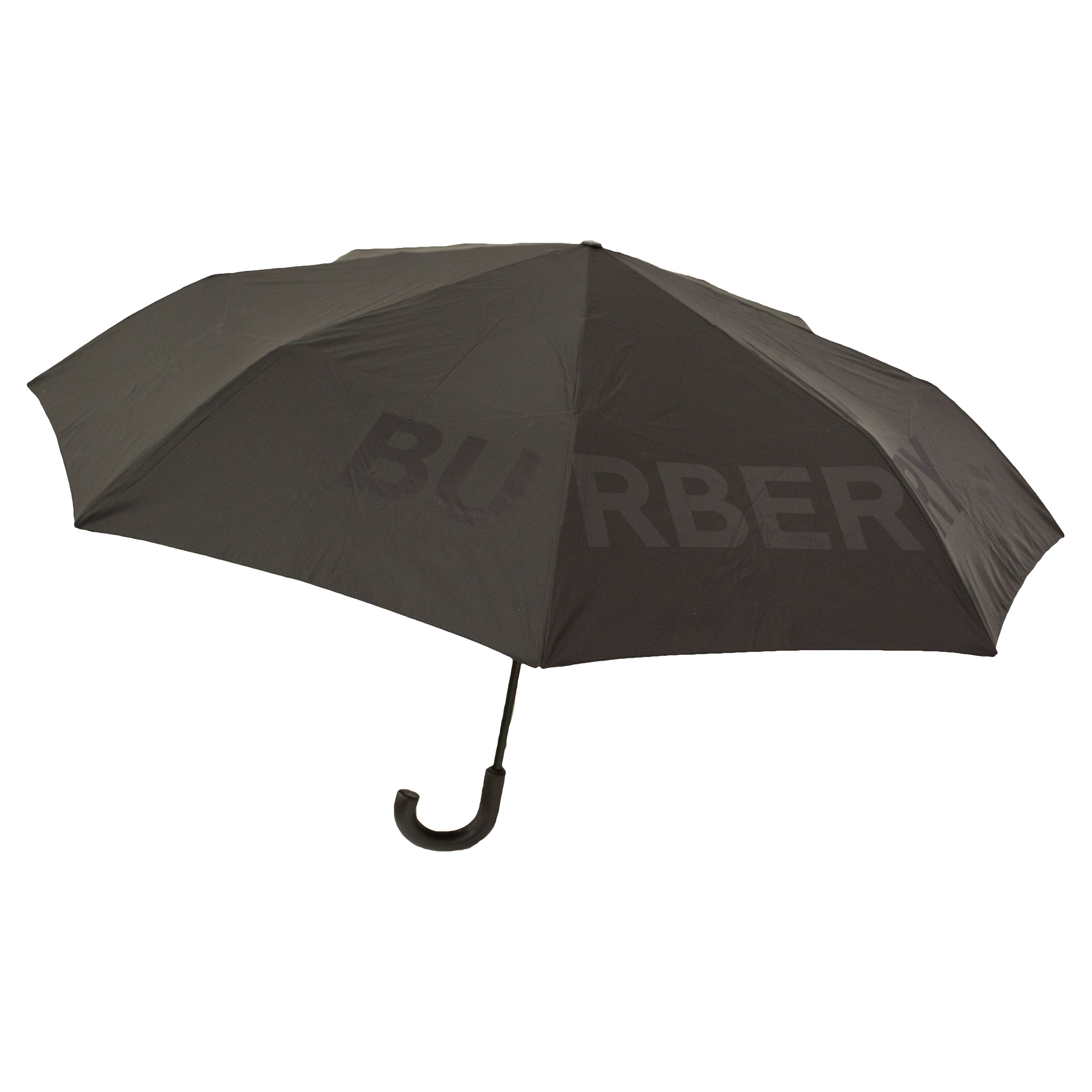 burberry silouhette bowler limited edition bag-rain umbrella Burberry Kingdom Print Folding Umbrella, Black