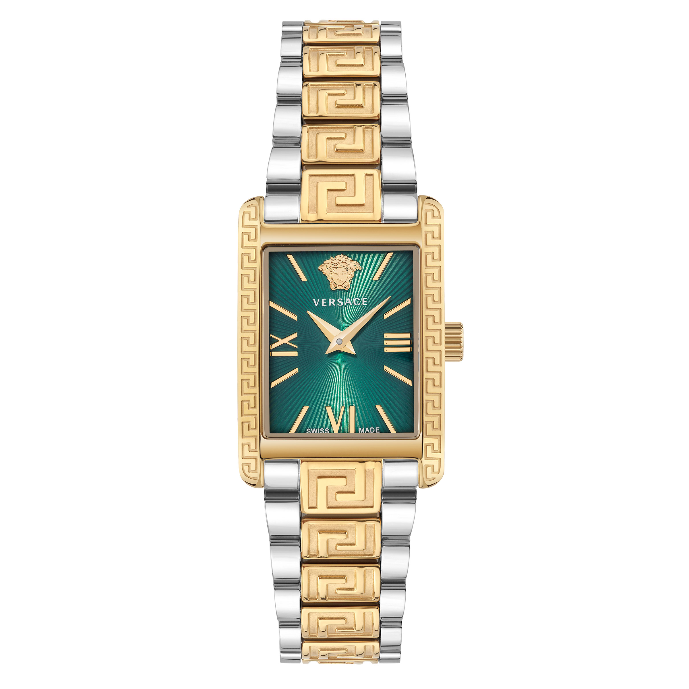 Versace Tonneau Green Dial Women's Watch