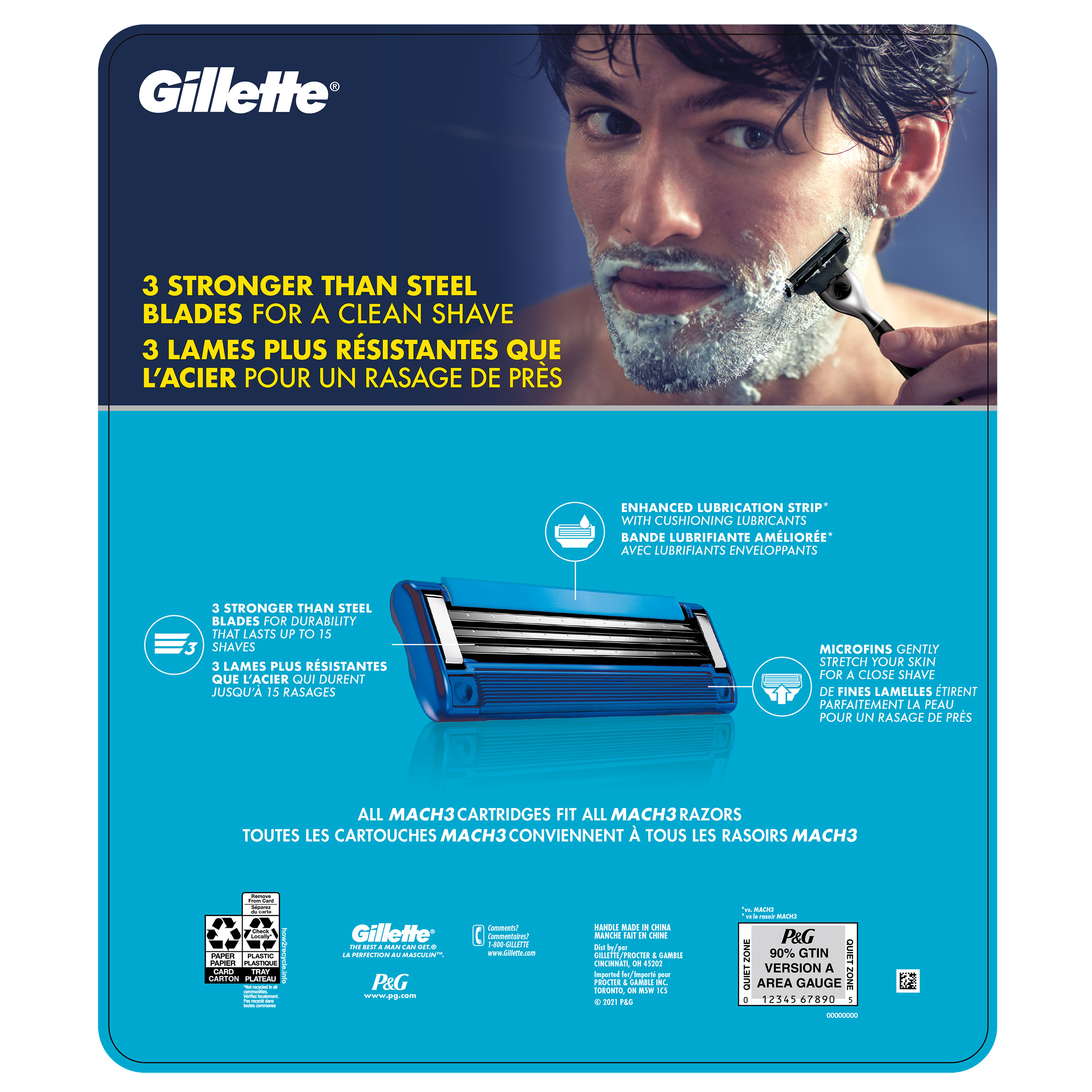 Gillette Mach3 Turbo Men's Limited Edition Razor | Costco