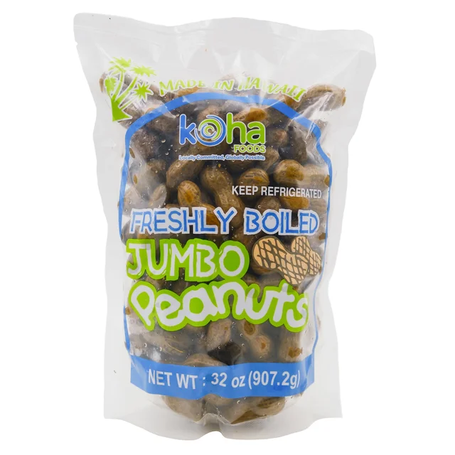 KOHA FOODS FRESHLY BOILED PEANUTS 2 LBS