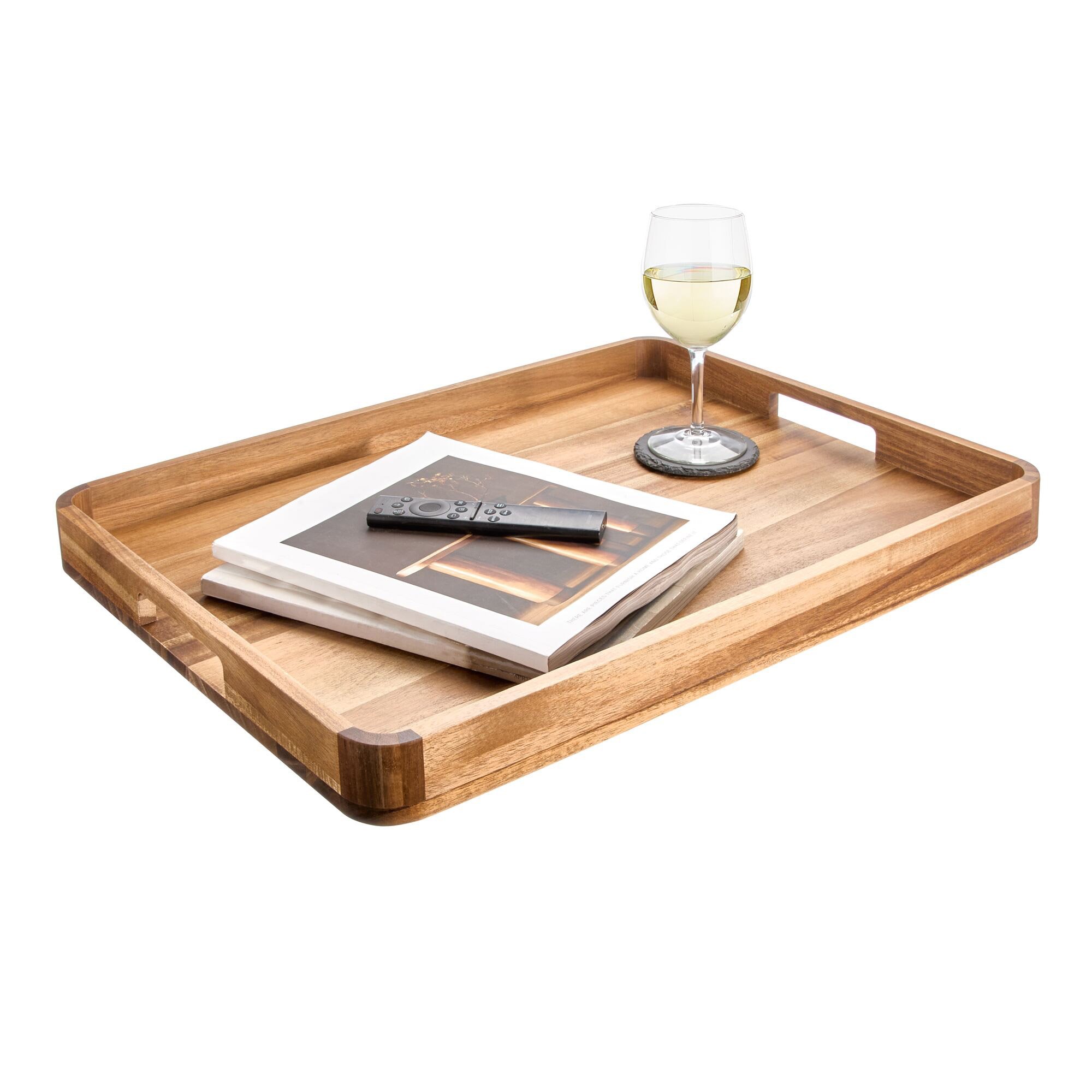 iDESIGN Acacia Wood Serving Tray | Costco