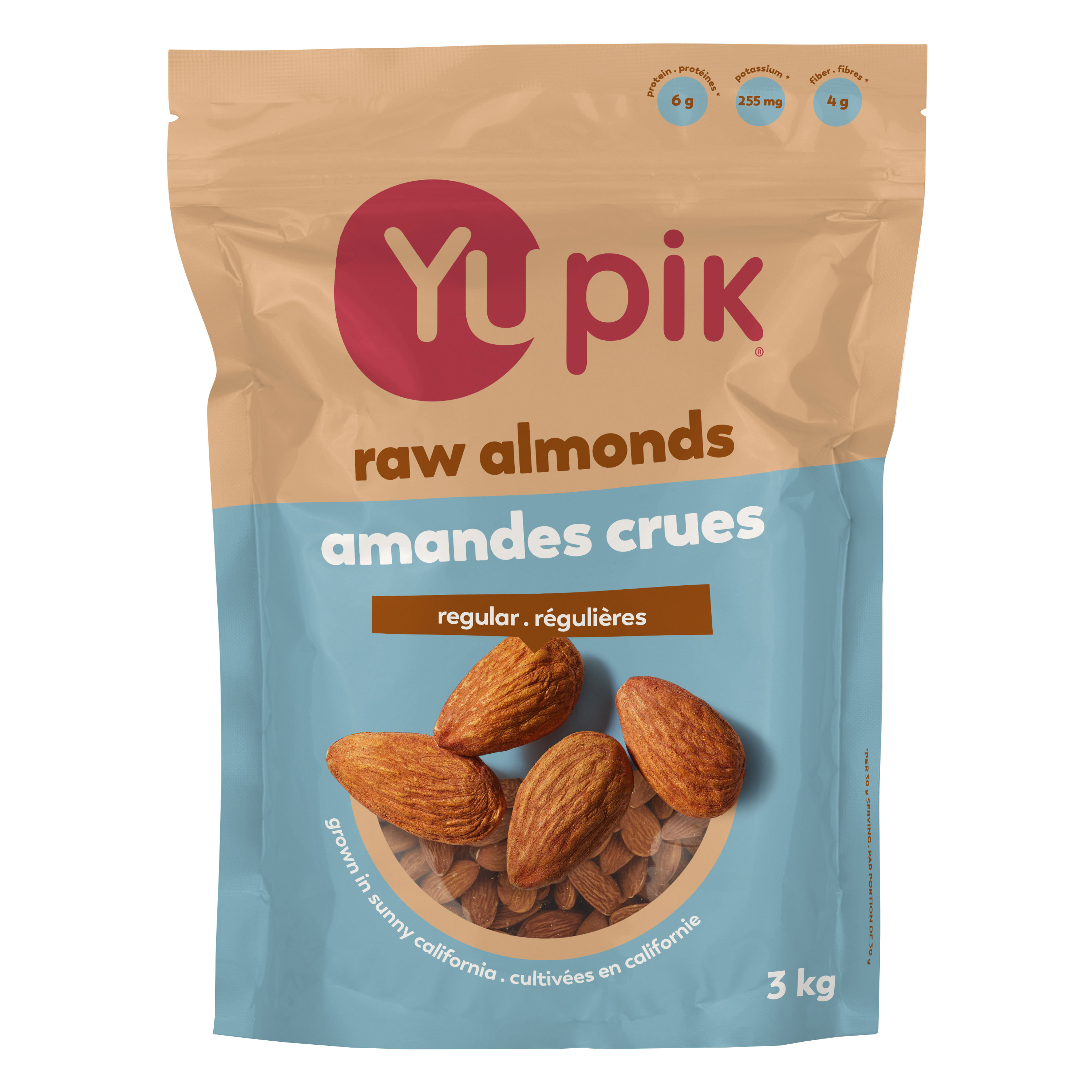 Yupik Raw Almonds, 3 kg