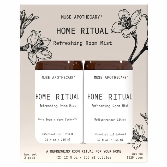 MUSE APOTHECARY REFRESHING ROOM MIST 2/12 FL OZ (.75QTS)