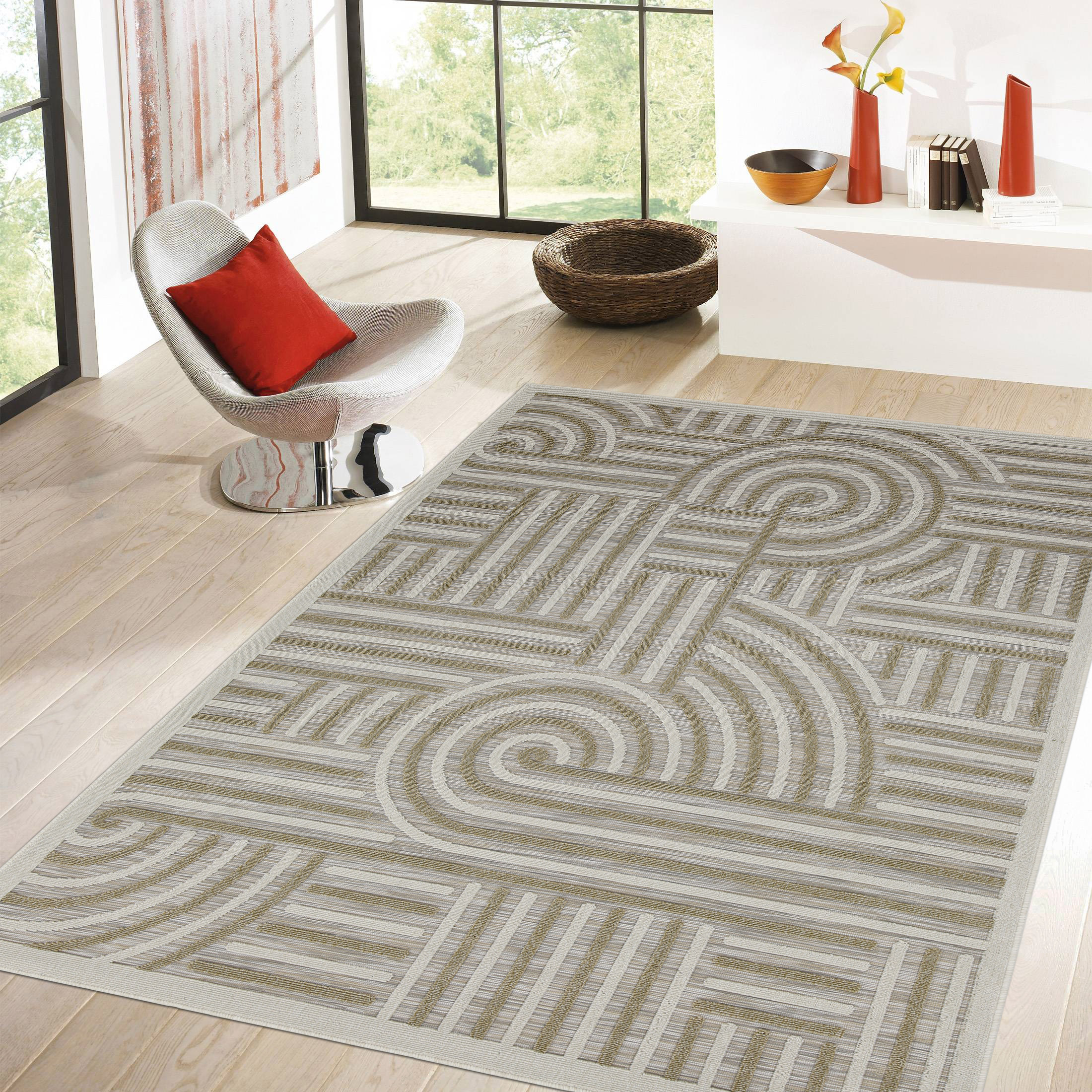 Viana Madrid Collection Arches Indoor/Outdoor Area Rug | Costco