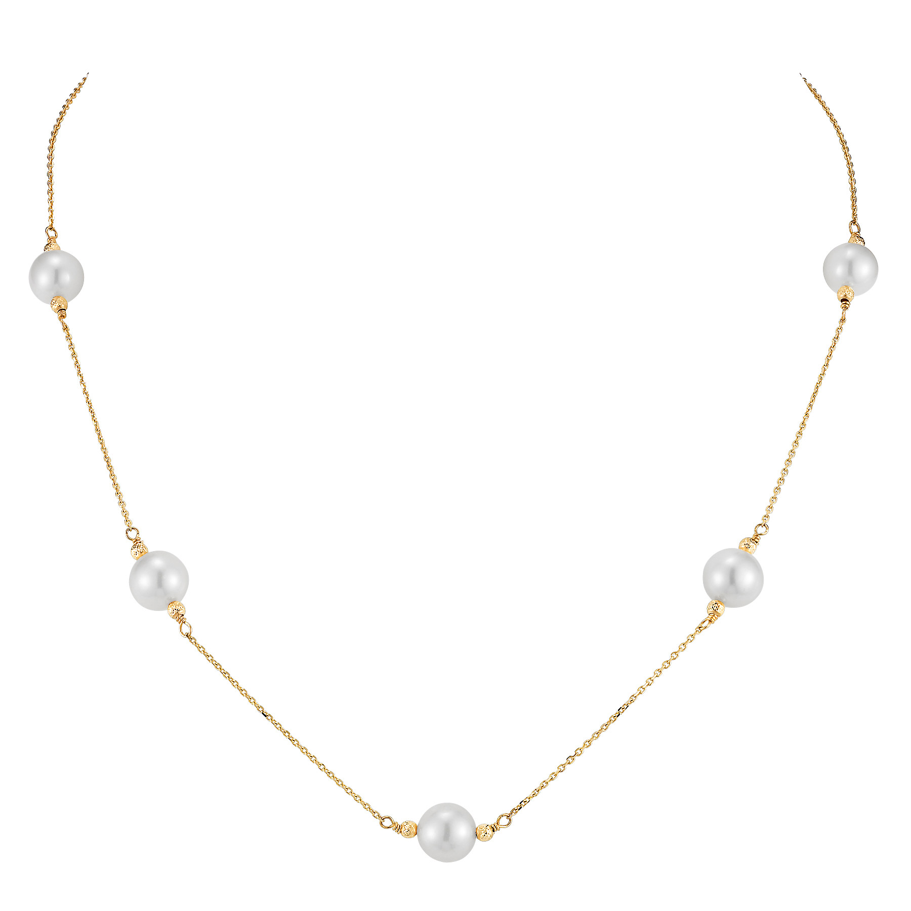 8 – 8.5 mm Cultured Freshwater Pearl Necklace | Costco