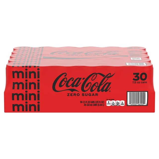 COCA-COLA MINI ZERO SUGAR 30 CT / 7.5 OZ