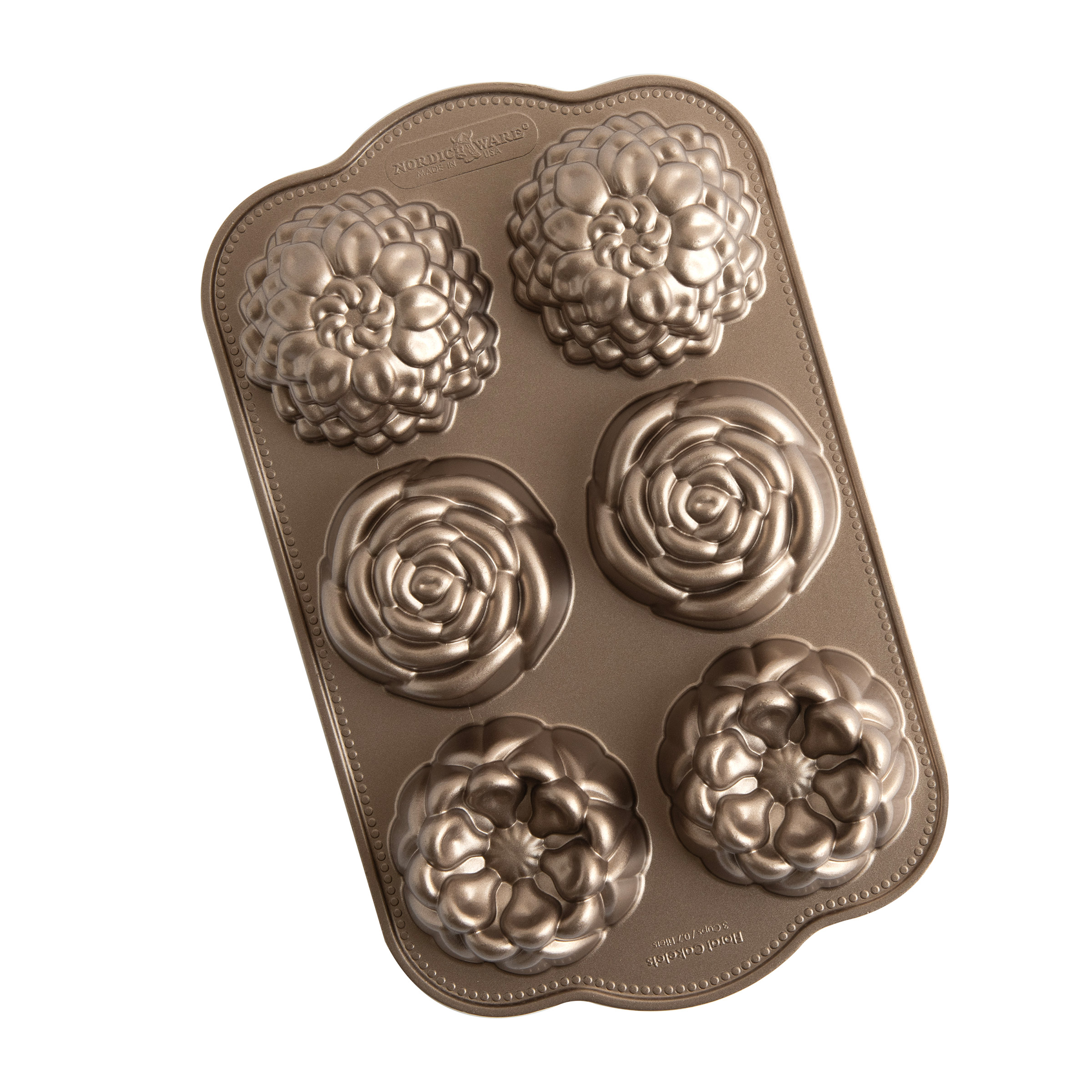 Nordic Ware Floral Bouquet Cast Cakelet Pan | Costco