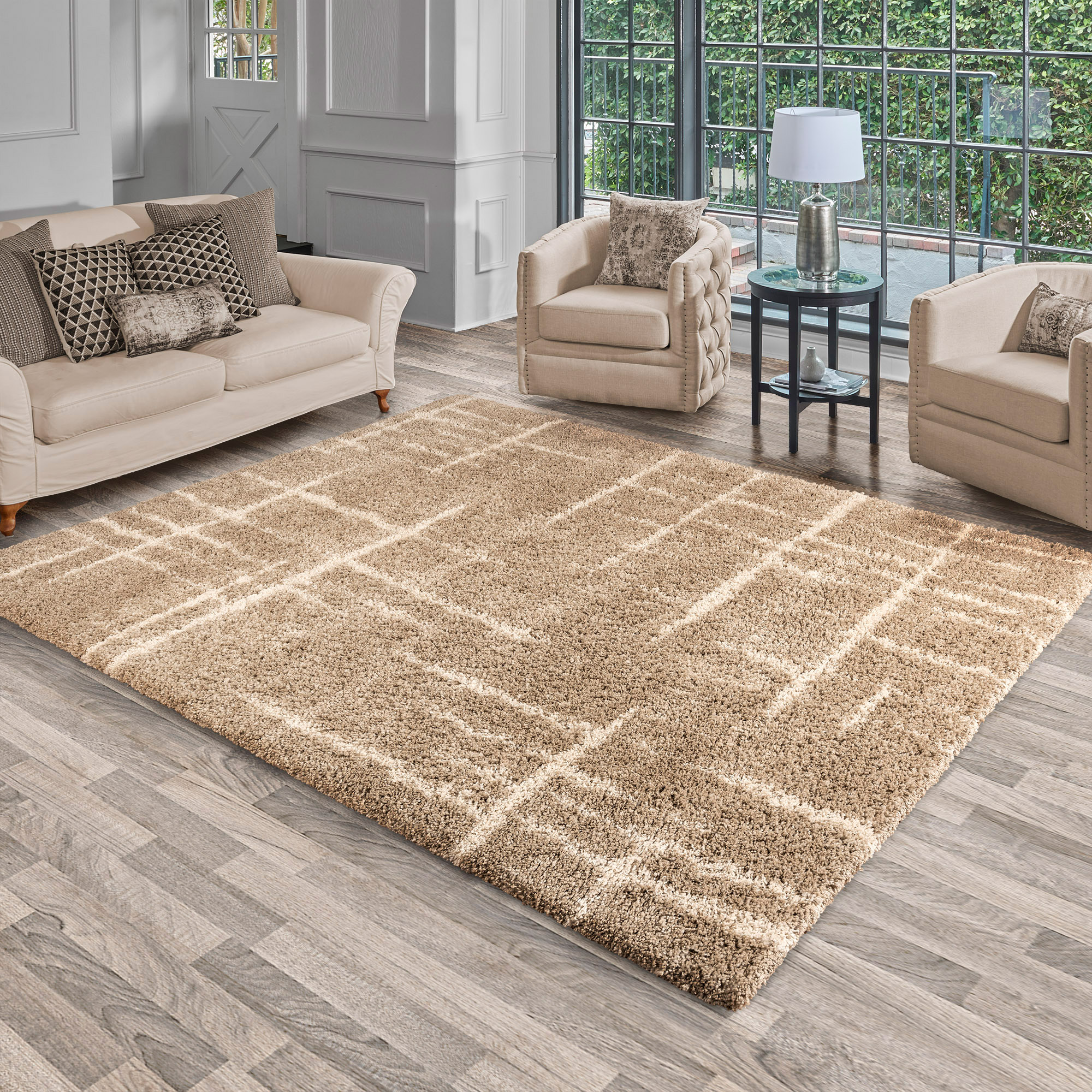 Thomasville Marketplace Luxury Shag Rug Collection  Meara  6’6” x 9’6”