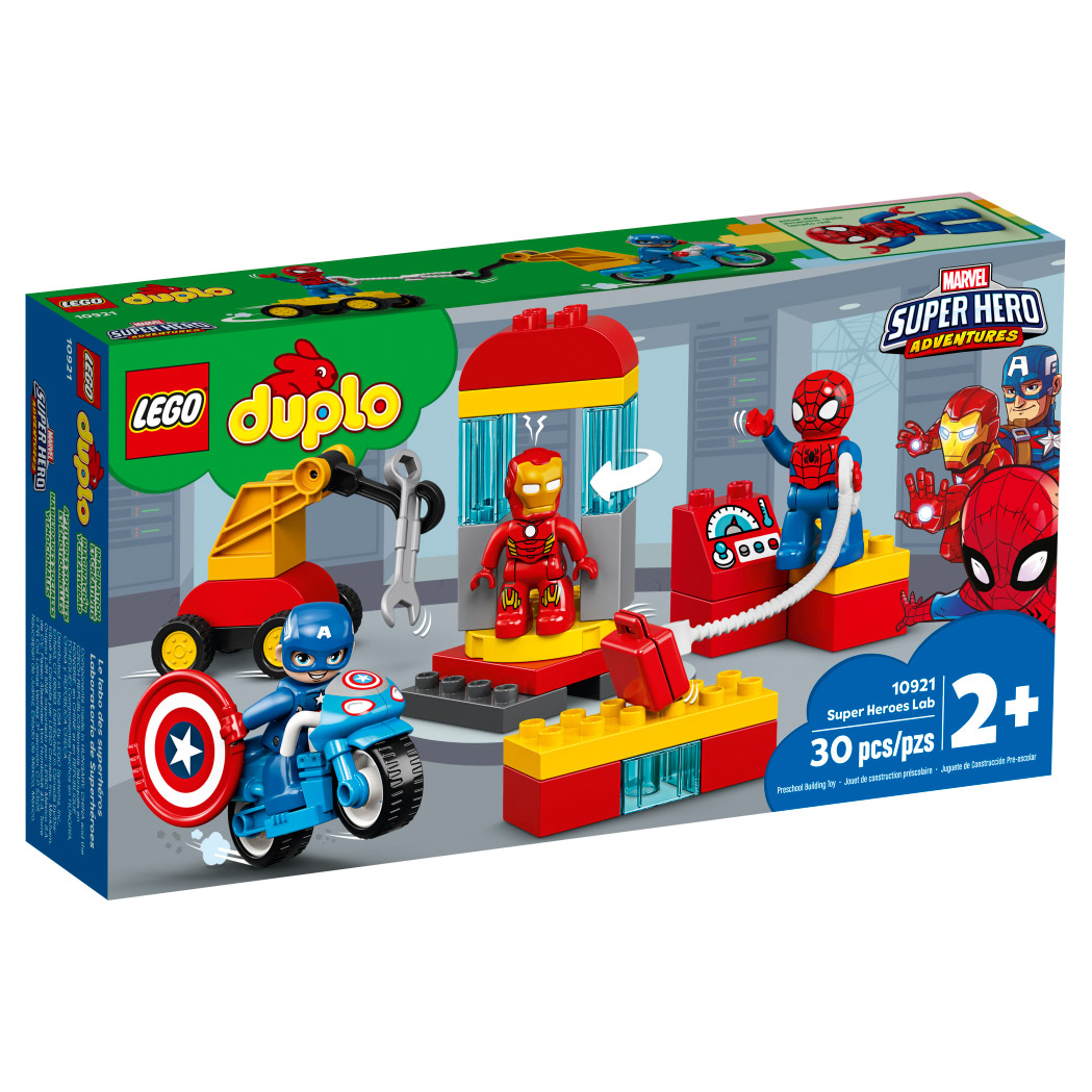 Spider Man Lego Avengers Lego 10921 Duplo Marvel Super Heroes Lab - Main Image