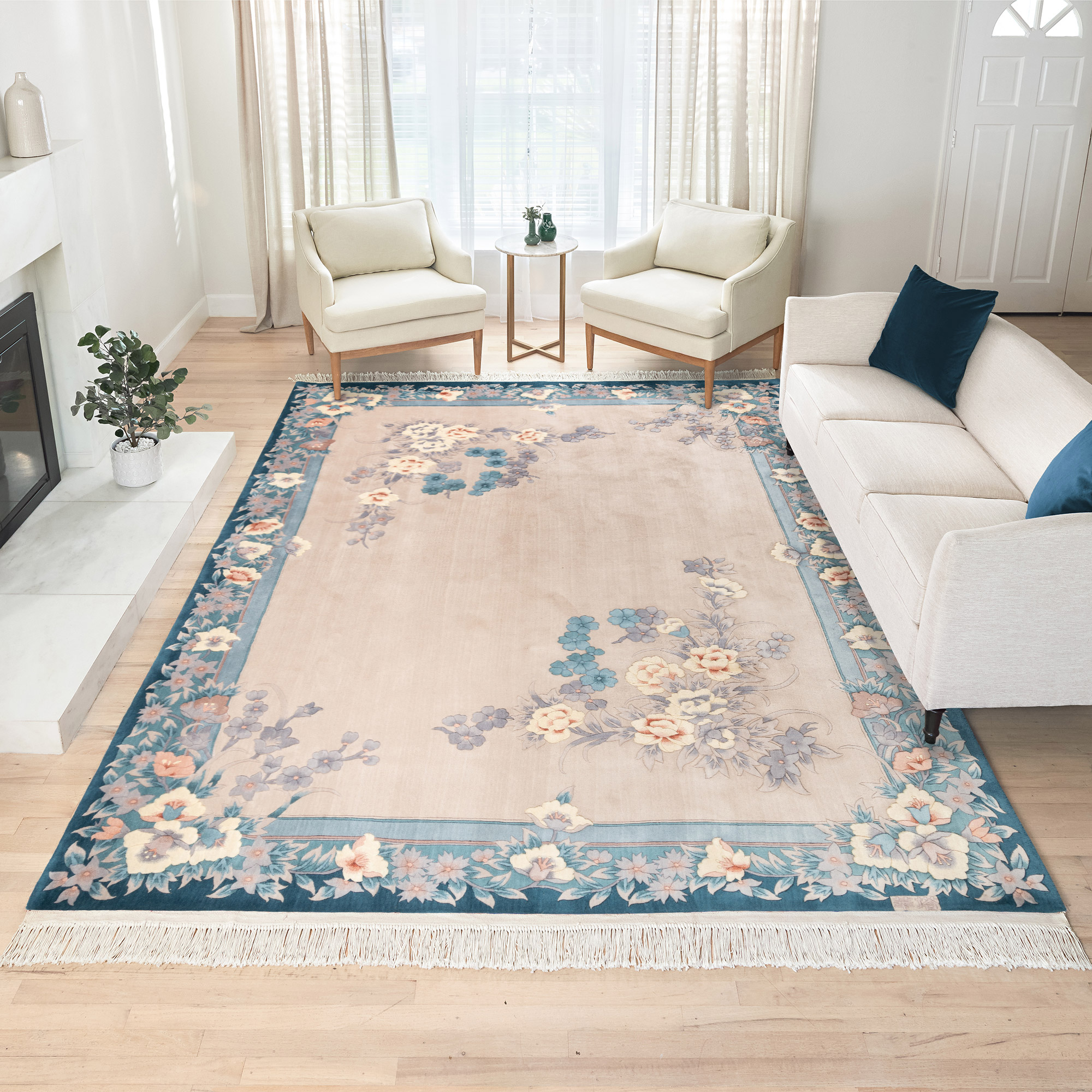 Pagoda Hand Knotted Rug Collection  Provence