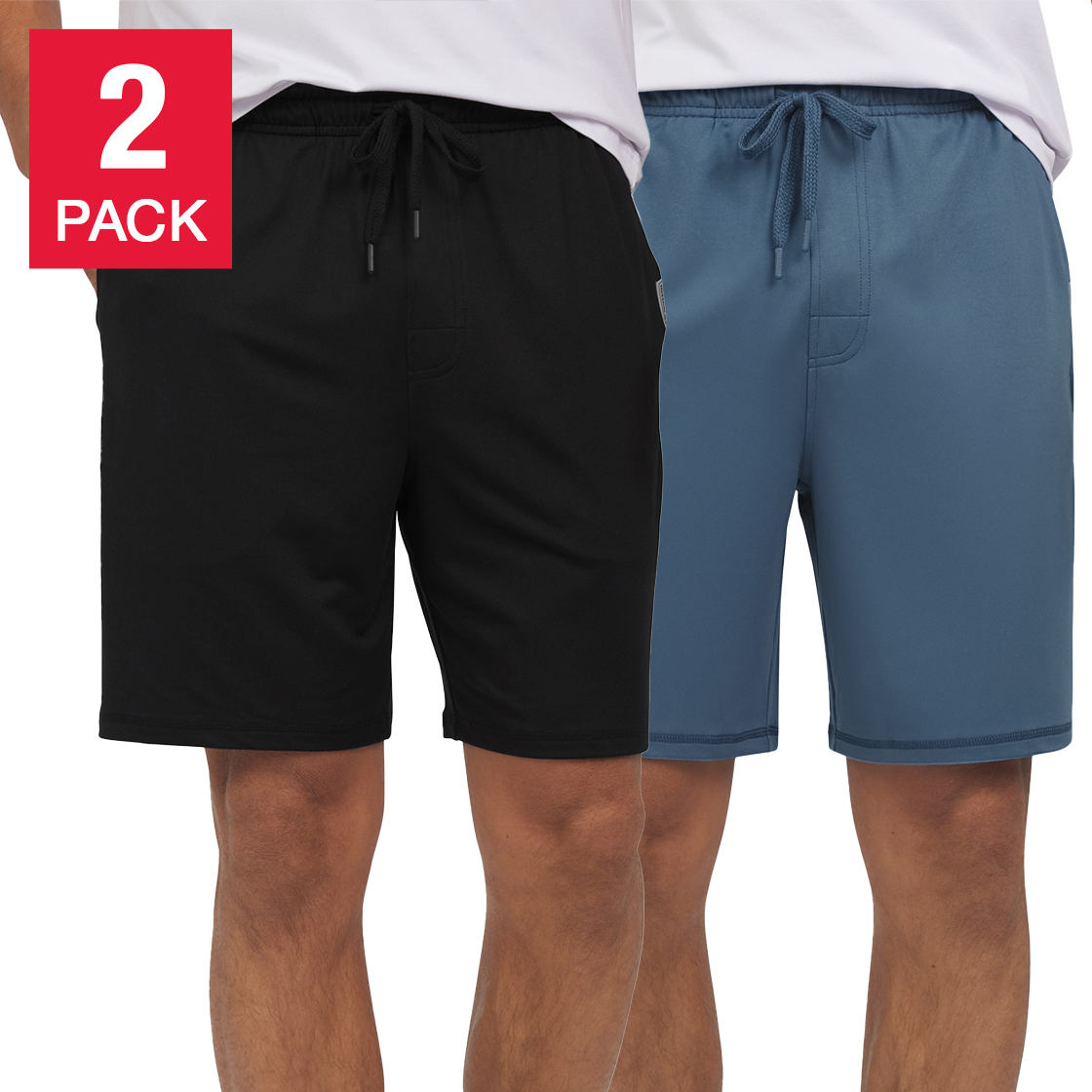 Eddie Bauer Men's Lounge Shorts, 2-pack 
