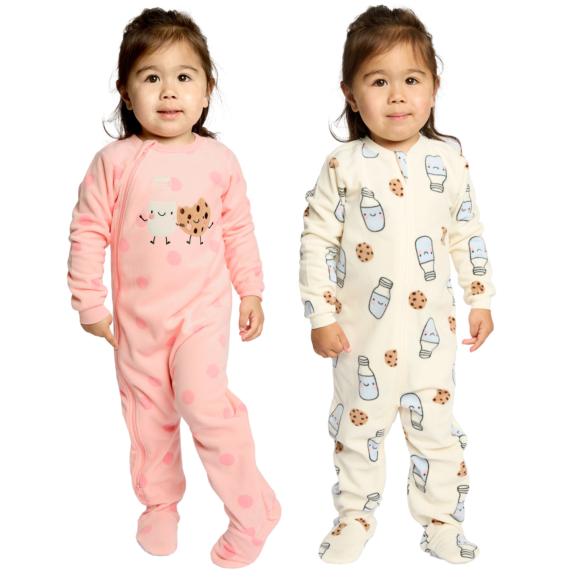 Pekkle Kids Fleece Sleeper, 2-pack