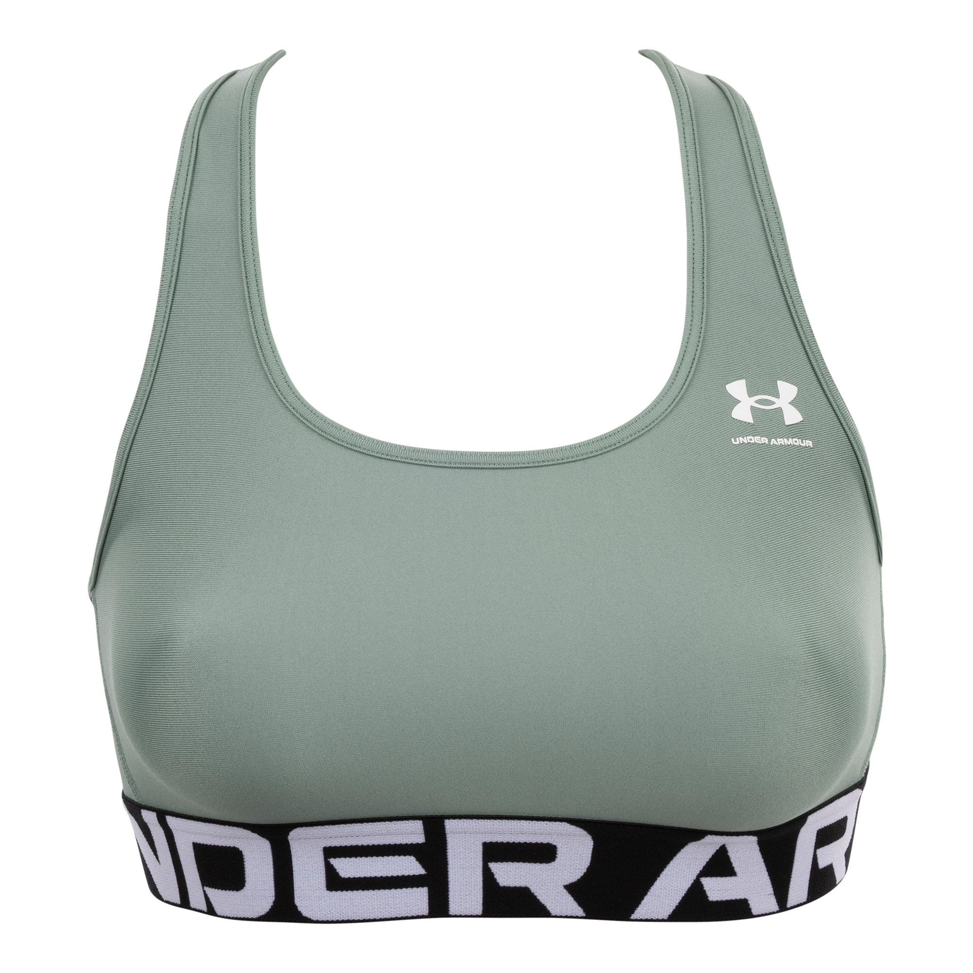 Under Armour Women's HeatGear Mid Branded Sports Bra