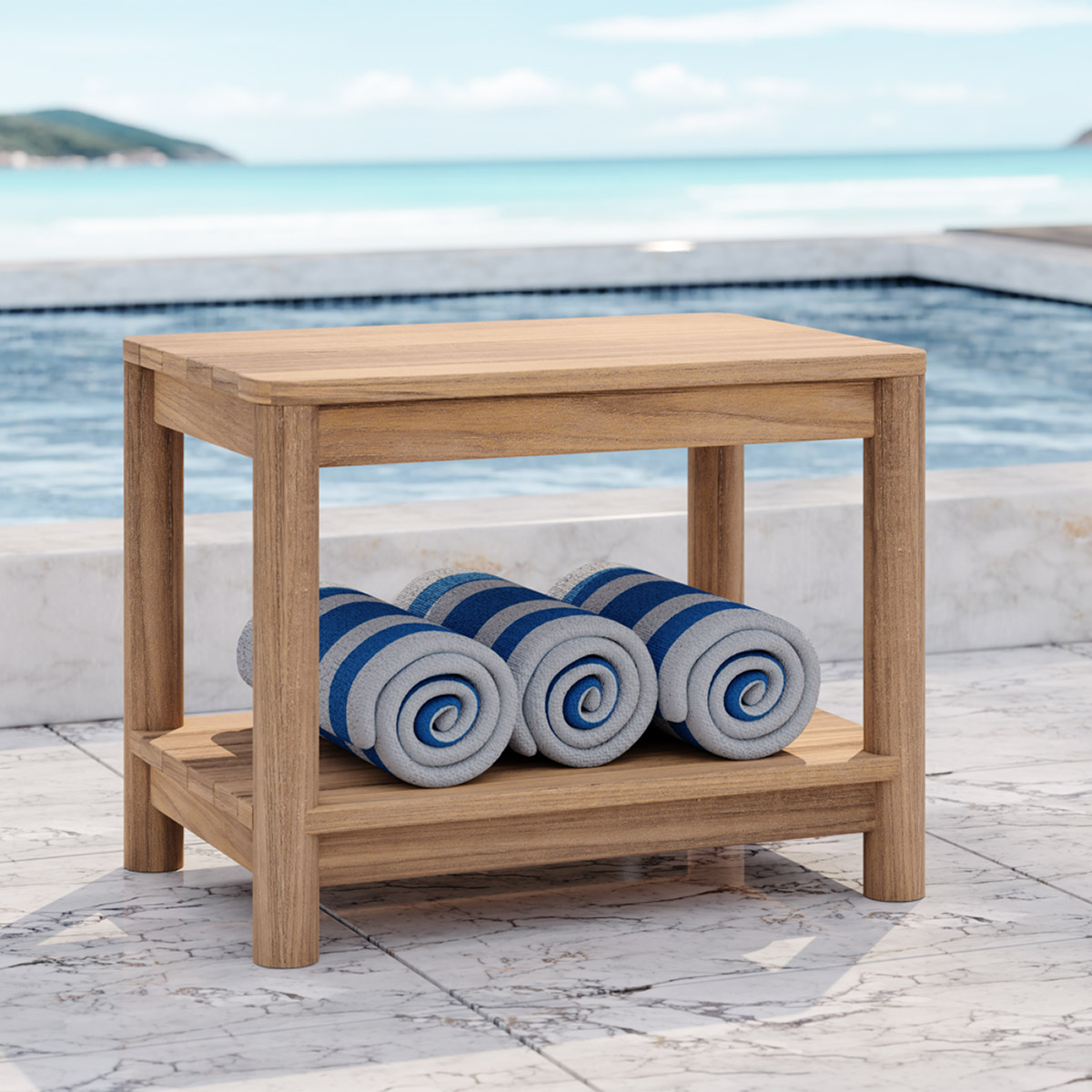 loveTEAK 24" Portofino Teak Bench