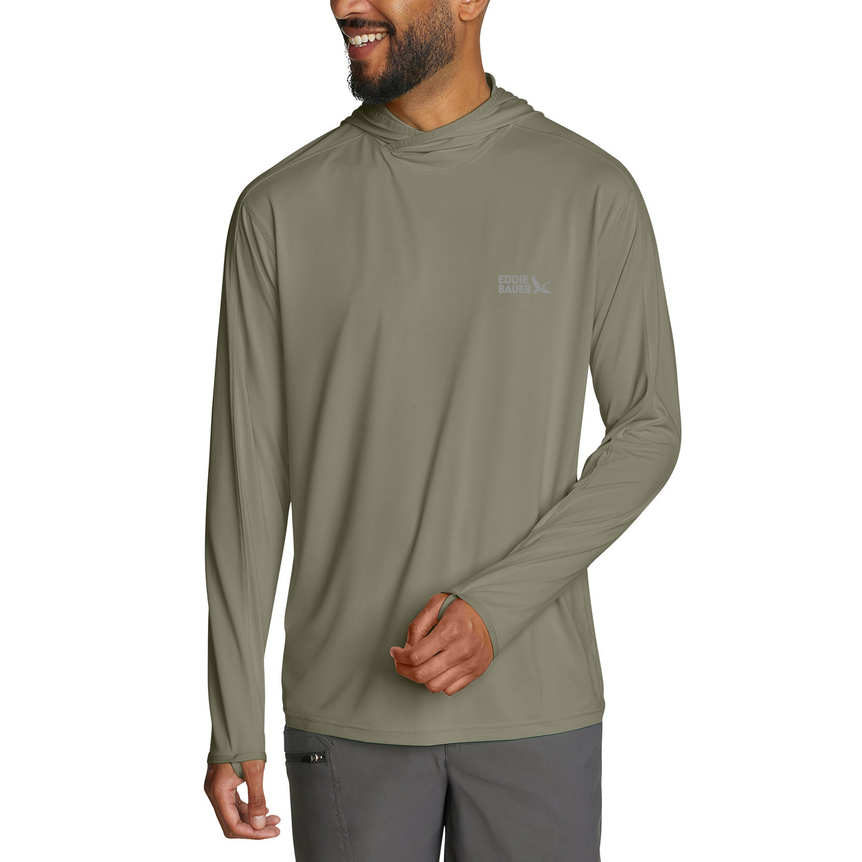 Eddie Bauer Men’s Performance Hoodie Regular Fit Moisture Wicking UPF 50