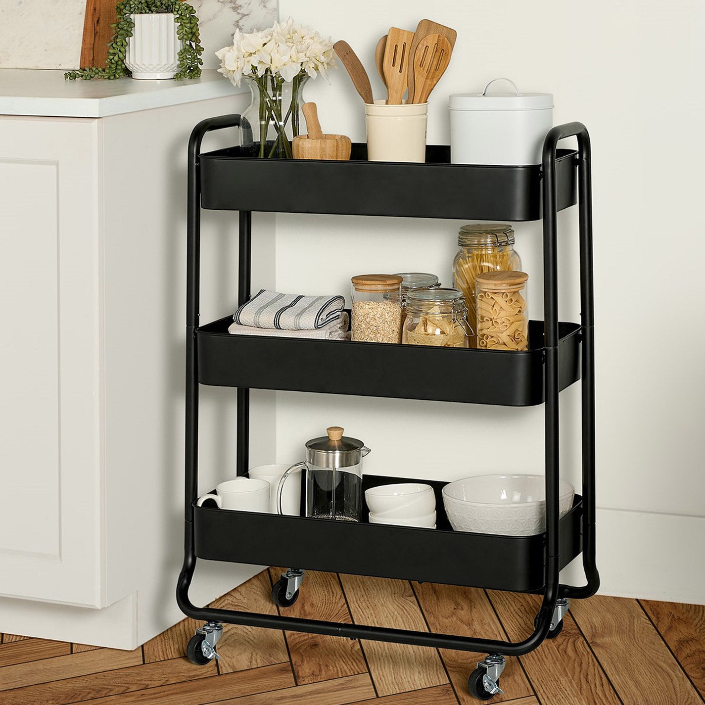 Neatfreak 3-Tier Extra-Wide Rolling Cart | Costco