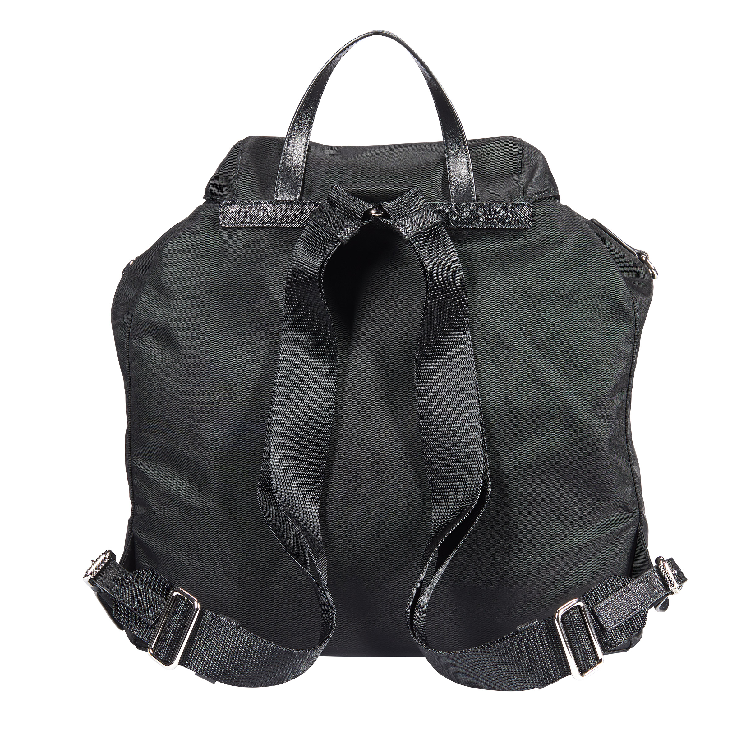 Prada Med Nylon Backpack, Black | Costco
