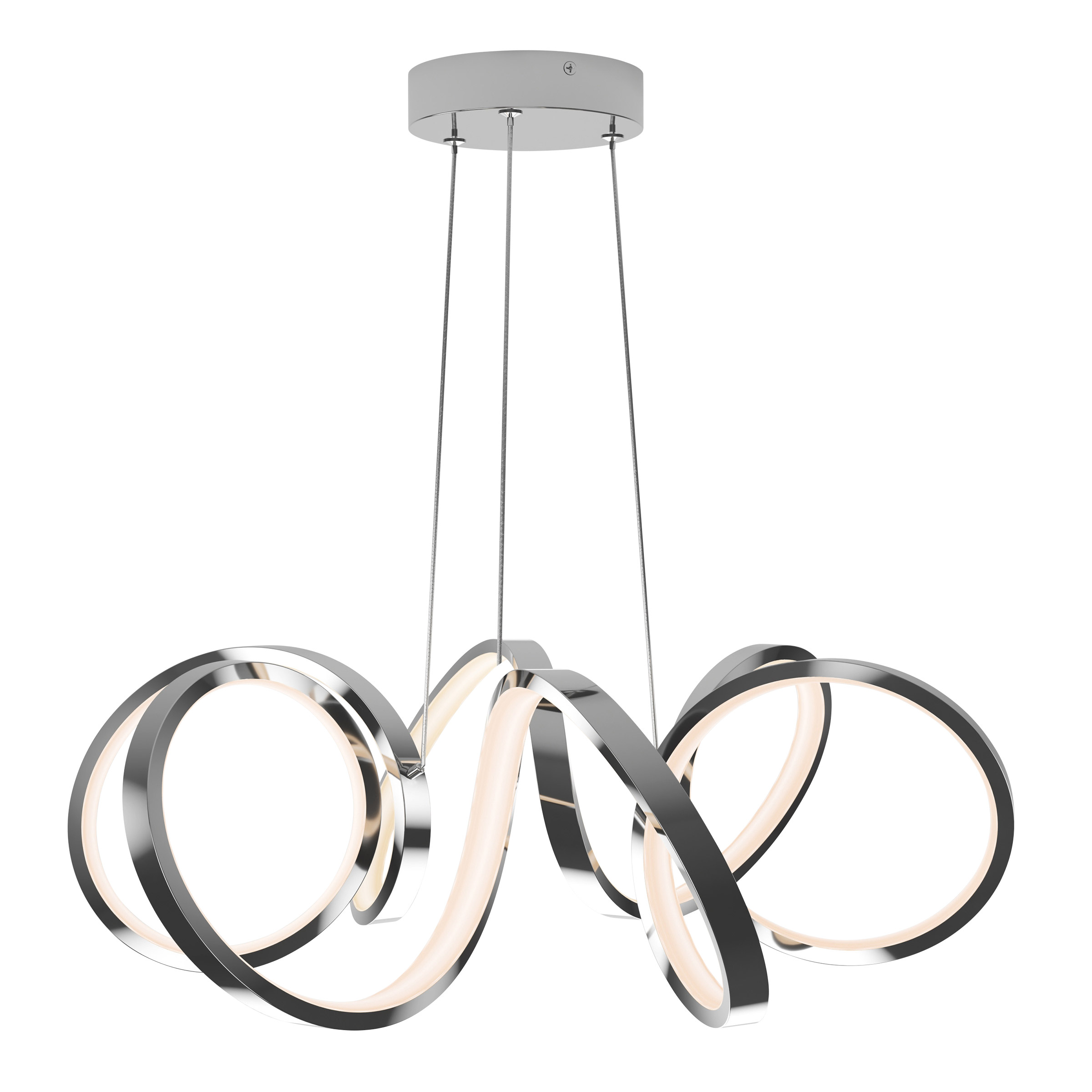 Artika Swirl Ribbon Integrated LED Pendant Light
