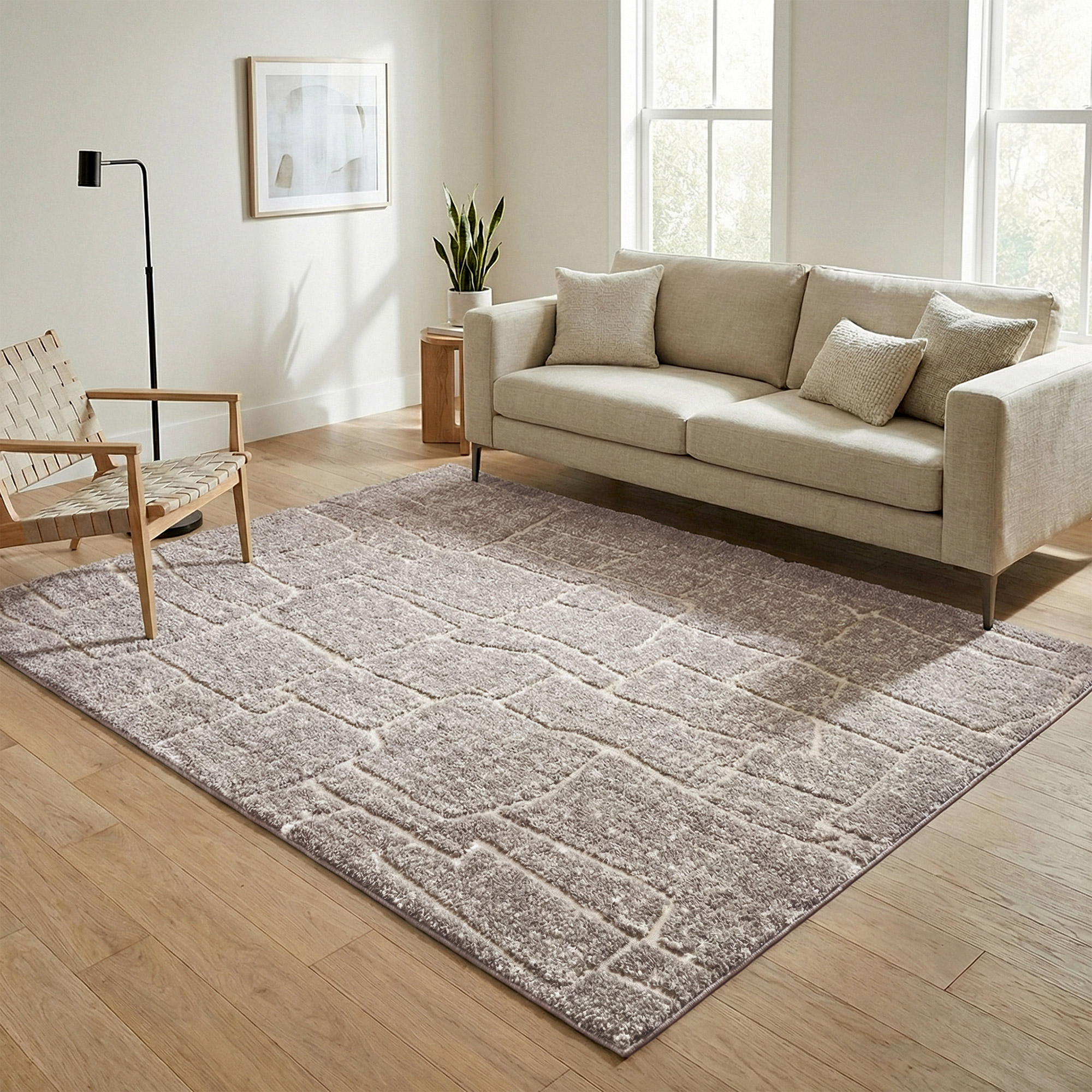Gertmenian Turin Area Rug, Marais Gray, 5'3” x 7' | Costco