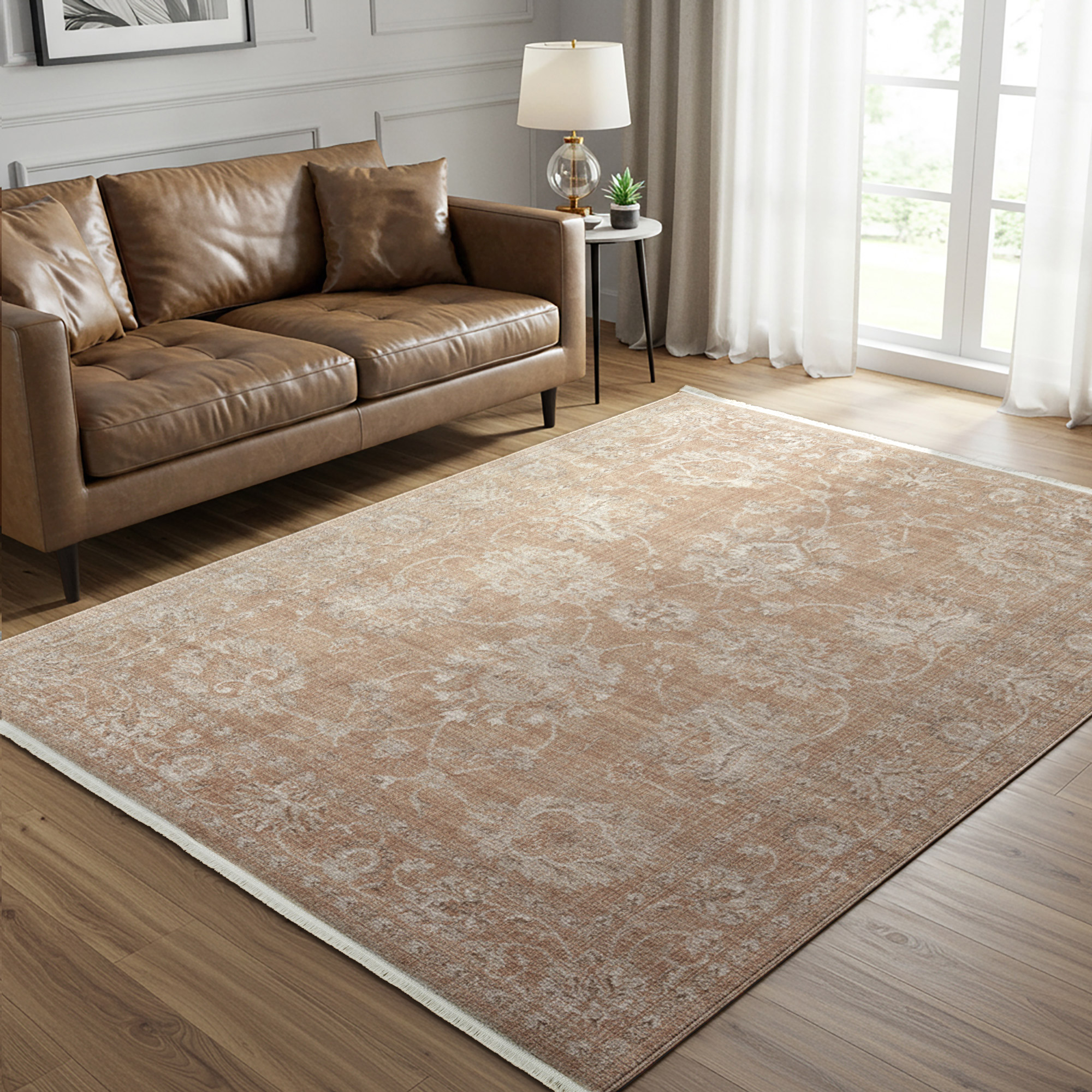 Berkshire Area Rug Collection, Lazare Terracotta | Costco