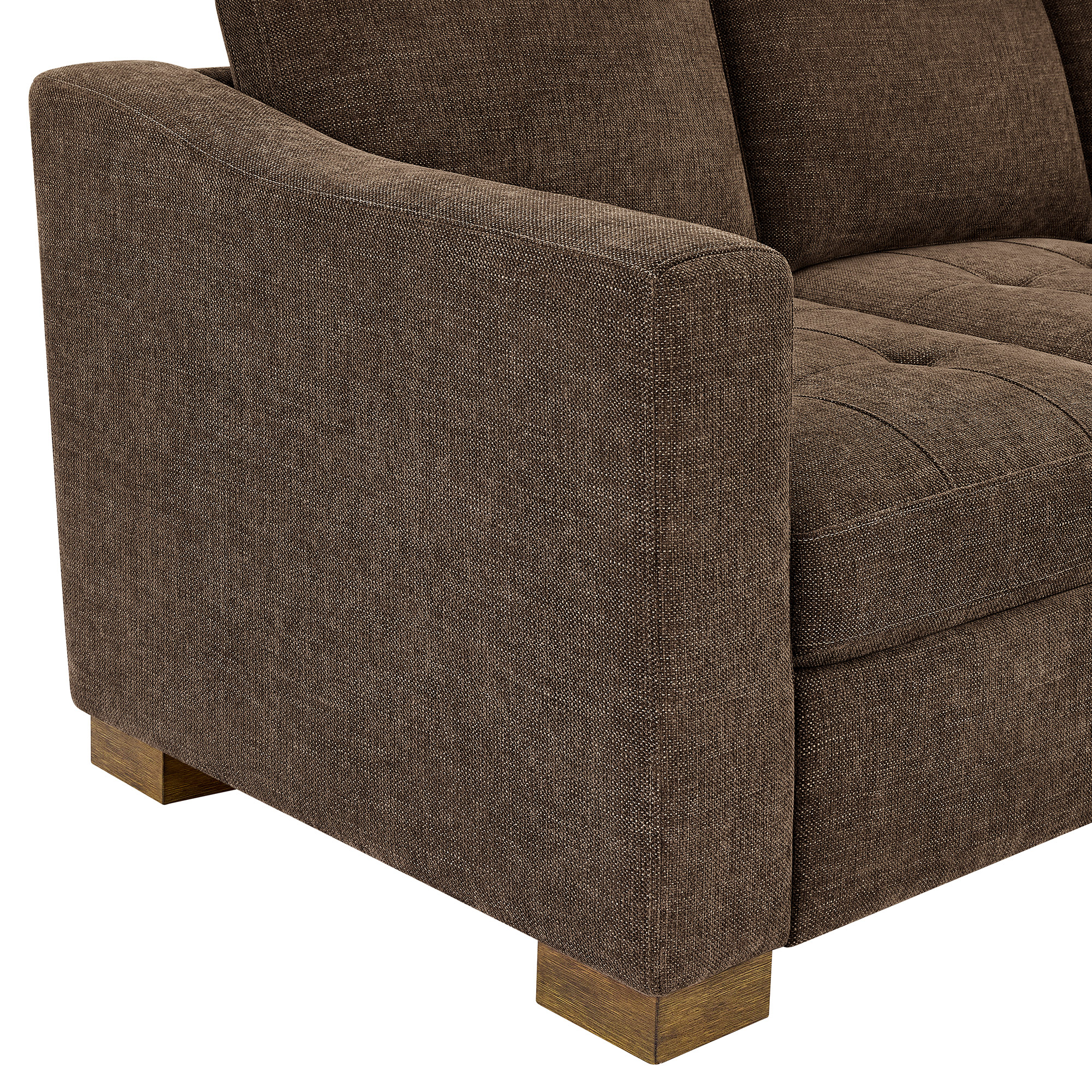 Thomasville Ellsford 2-piece Fabric Sectional, Brown | Costco