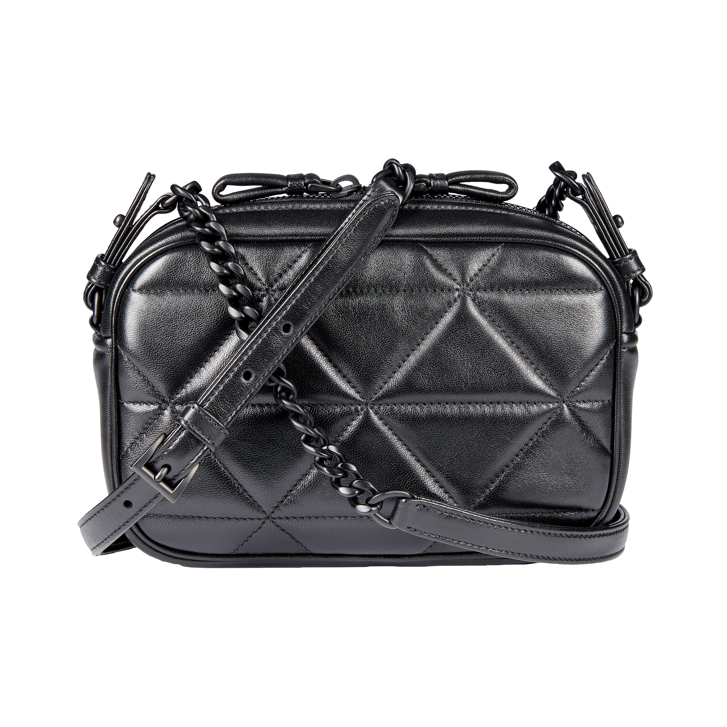 Prada Leather Spectrum Shoulder Bag, Black | Costco