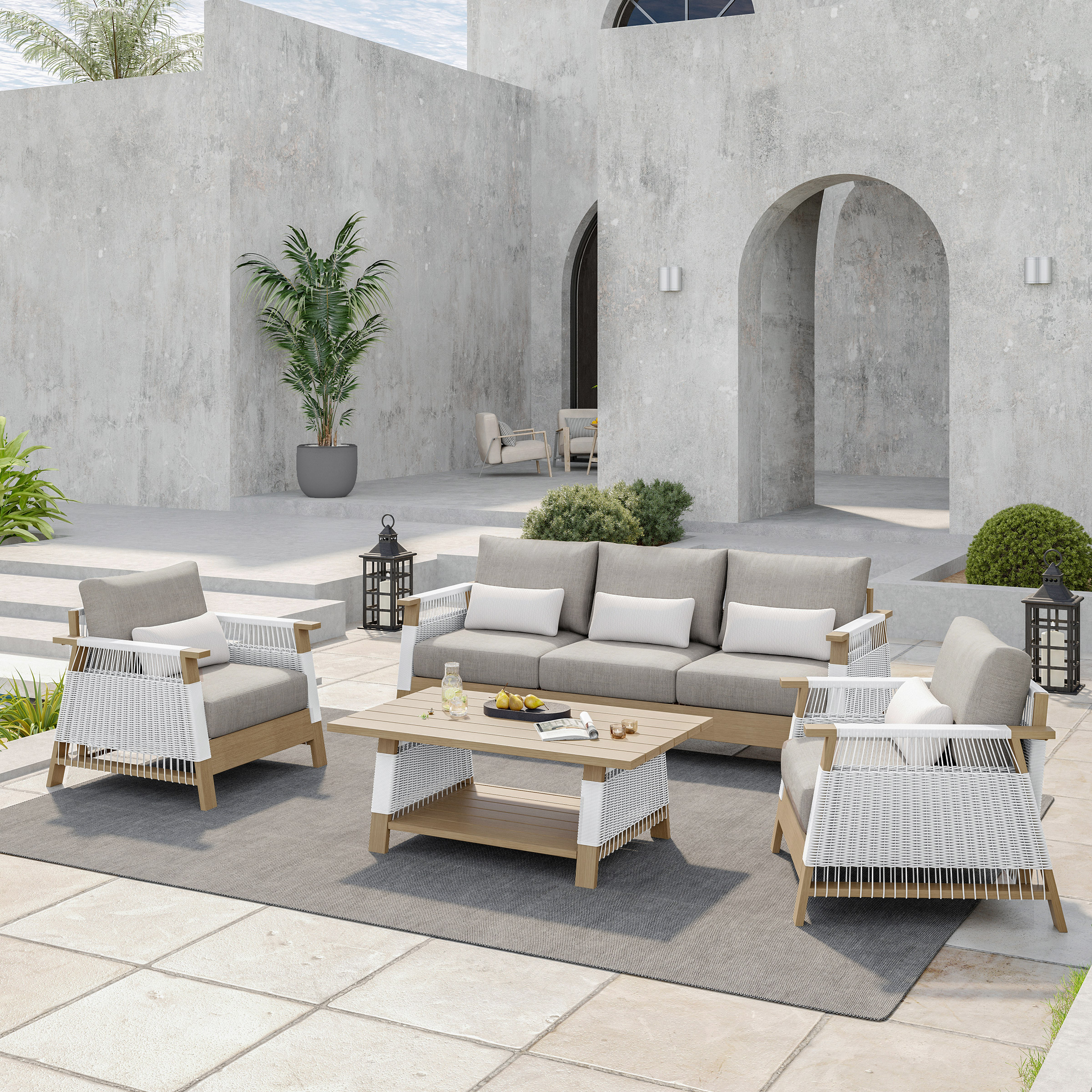 Sirio Maia 4-piece Outdoor Patio Seating Set