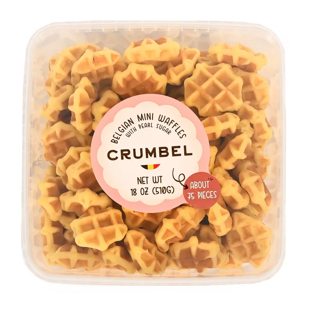 CRUMBEL BELGIAN WAFFLES W/ PEARL SUGAR 18 OZ
