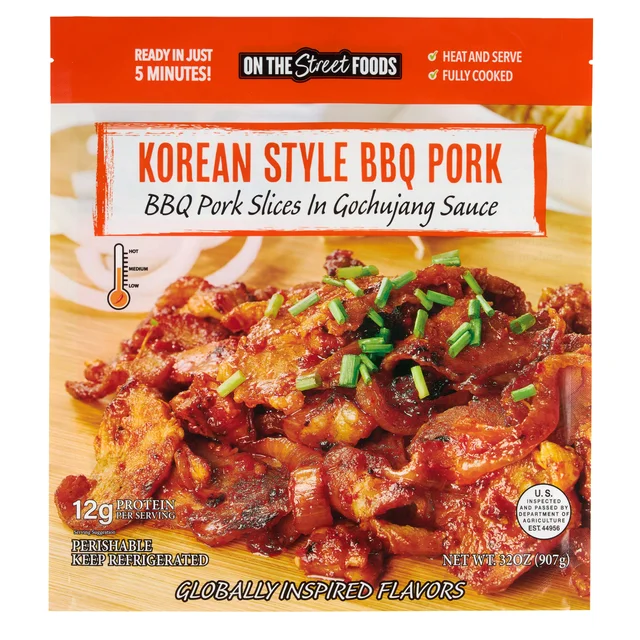ON THE STREET FOODS KOREAN STYLE BBQ PORK 32 OZ