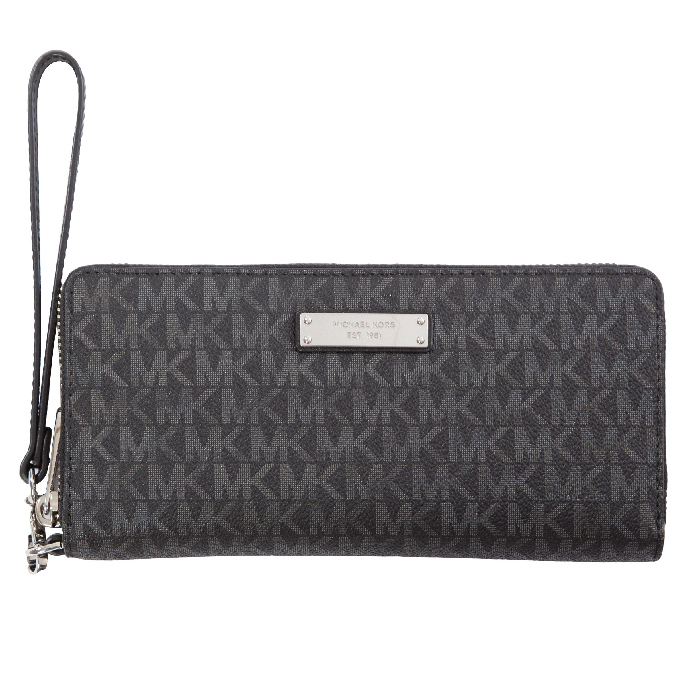 Michael Kors Jet Set Continental Wallet, Black | Costco
