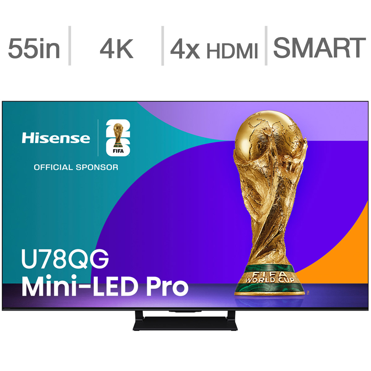 Hisense 55" Class - U78QG Series - 4K QLED Mini LED Pro TV