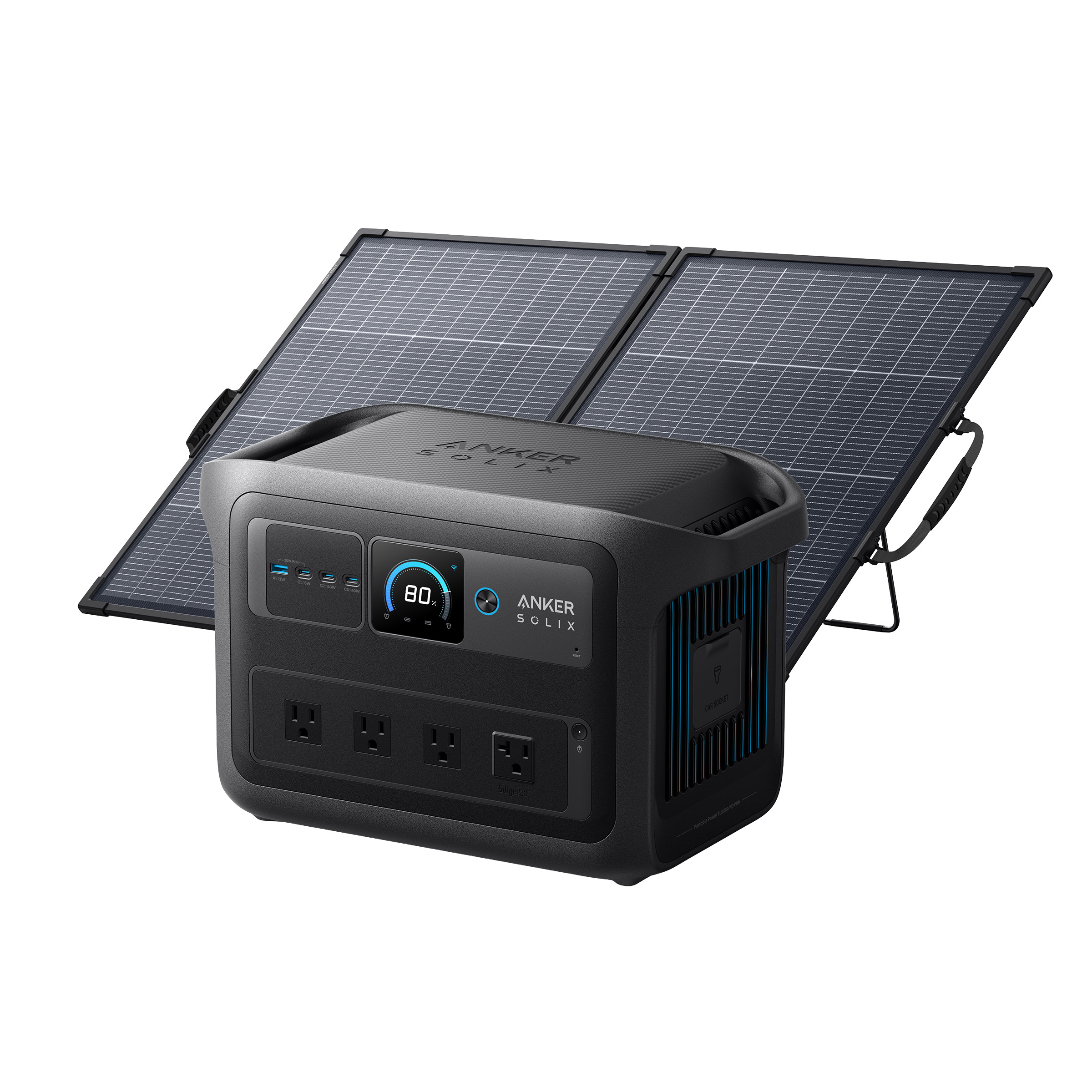 Anker SOLIX C1000X Gen 2 Portable Power Station with 200W Bifacial