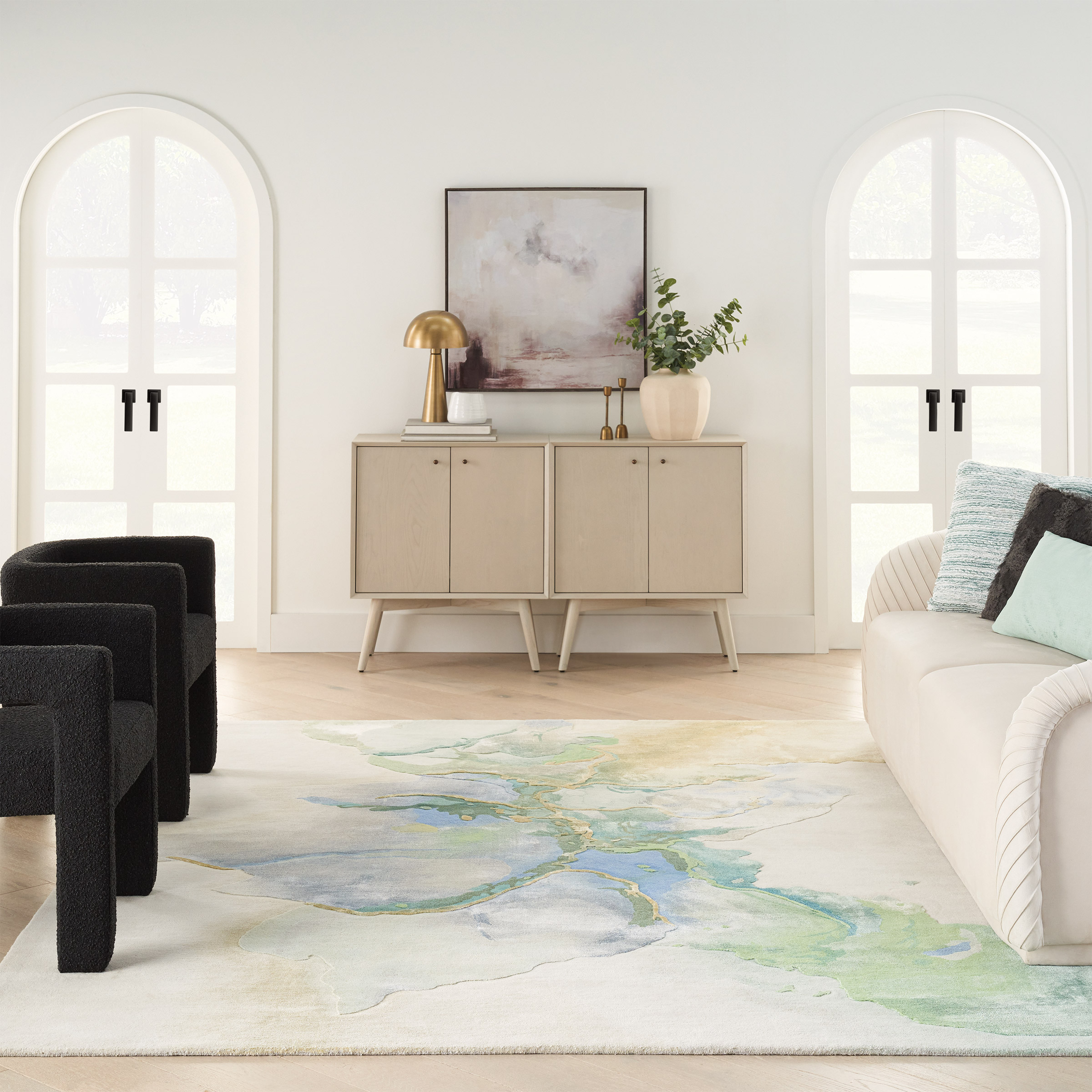 Kroma Area Rug, Shaded Sky | Costco