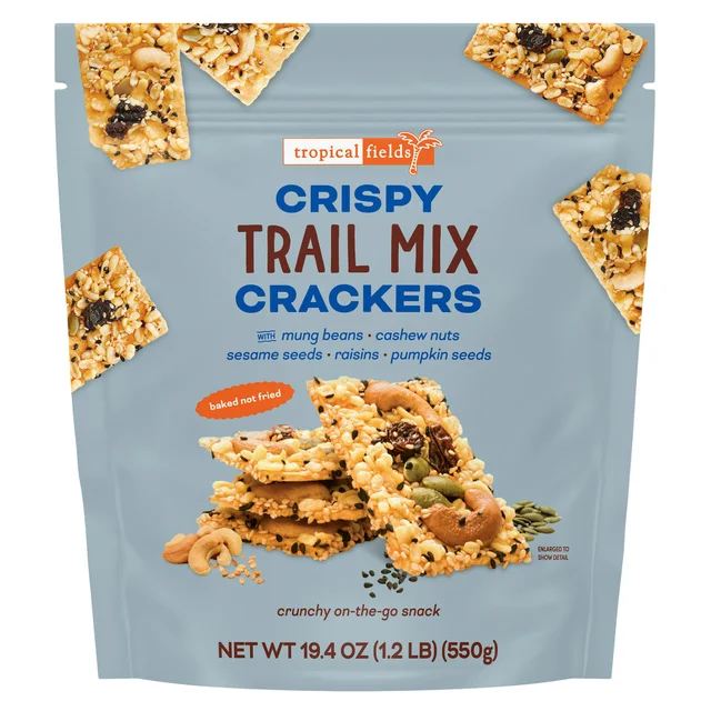 TROPICAL FIELDS TRAIL MIX CRACKER 19.4 OZ (1.21 LB)