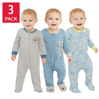 KOALA BABY 3PK COTTON SLEEPERS