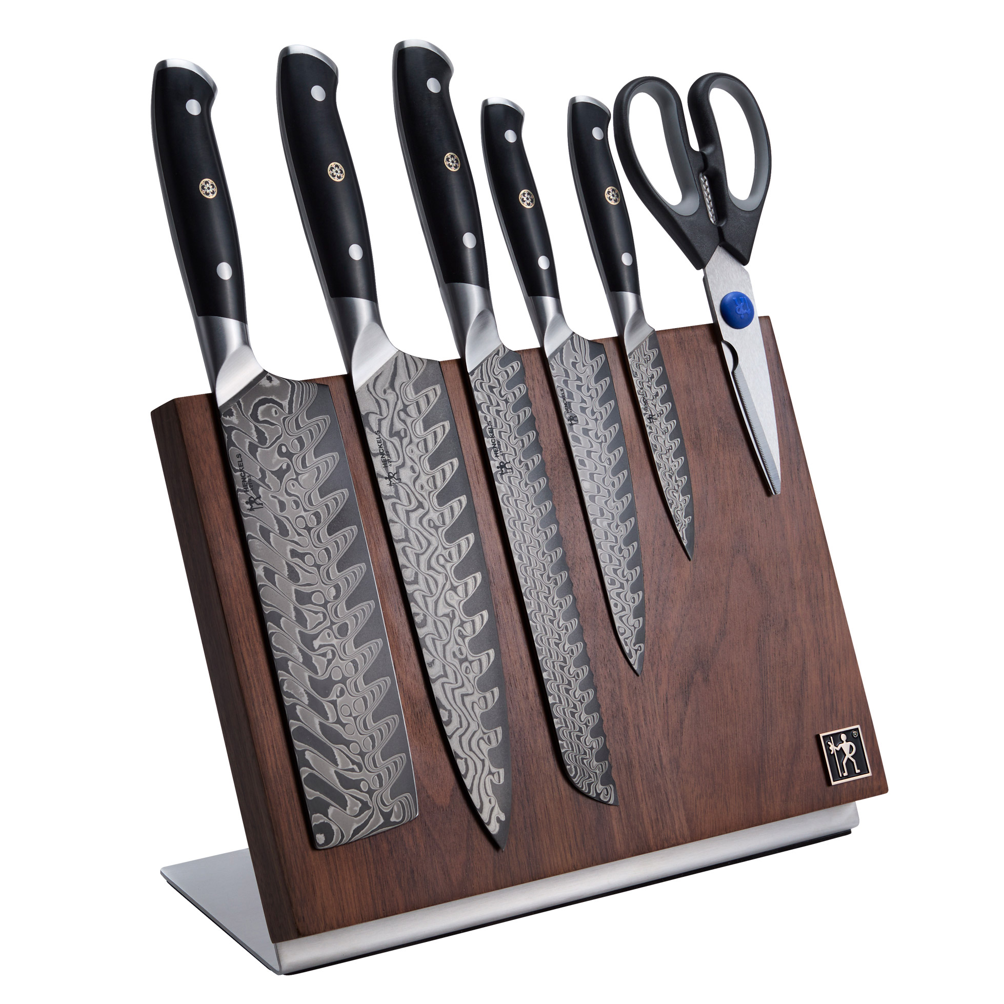 Henckels Compass Damascus 7-piece Easel Knife Set | Costco