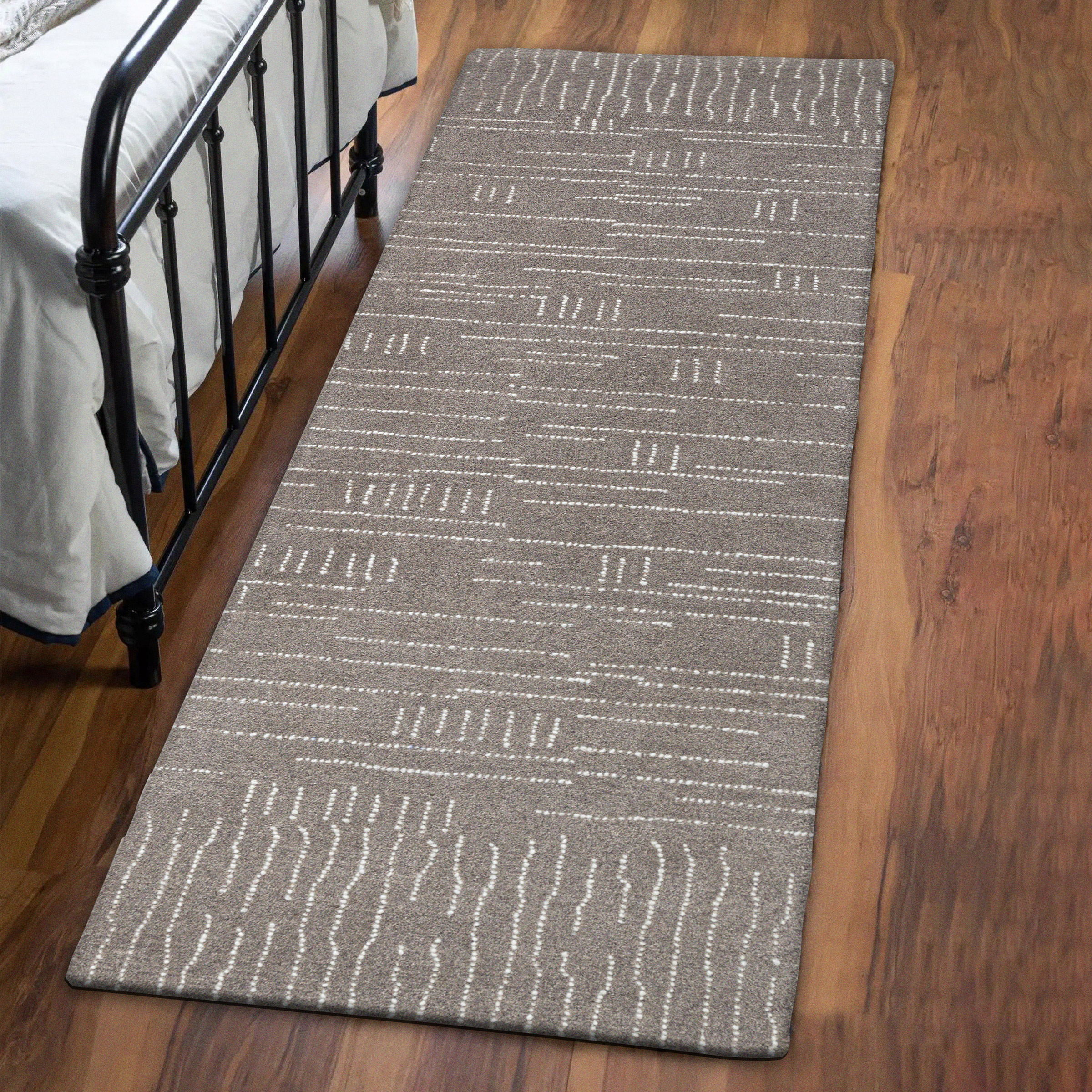 Obeetee Nomad Wool Area Rug Collection  Zen Coffee