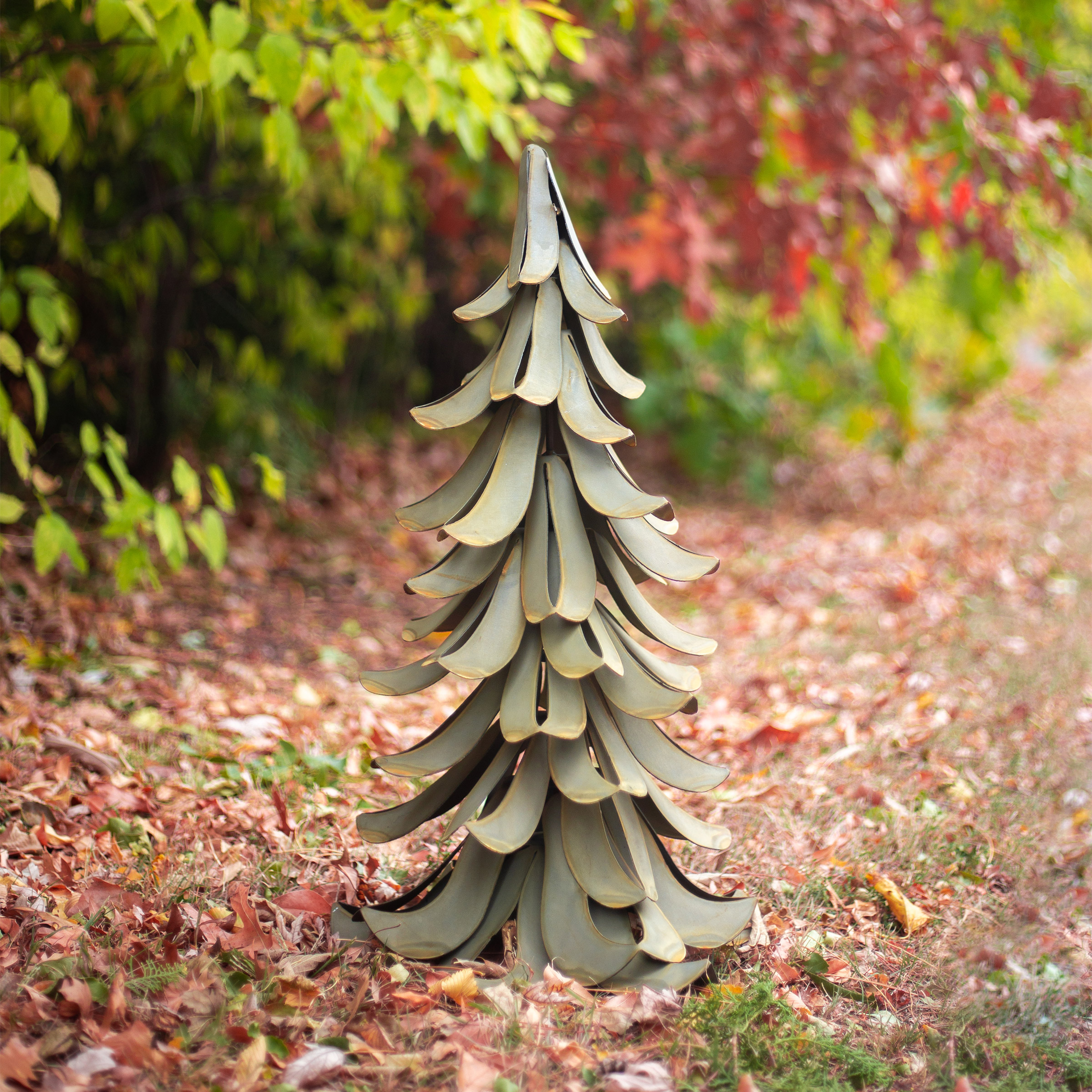 Blue Atlas Cedar Metal Garden Accent by Desert Steel