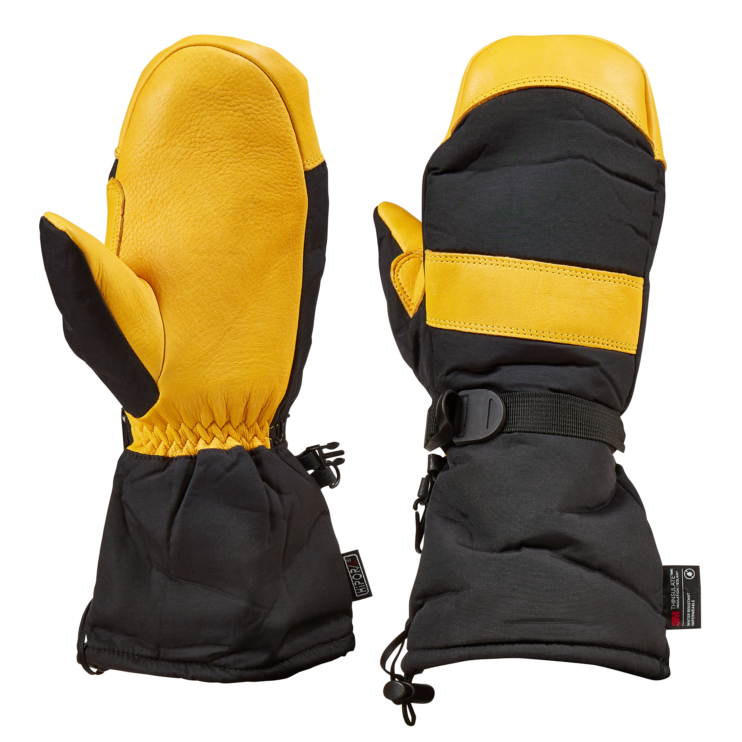 Saranac Gauntlet Premium Deerskin Ski Mitt