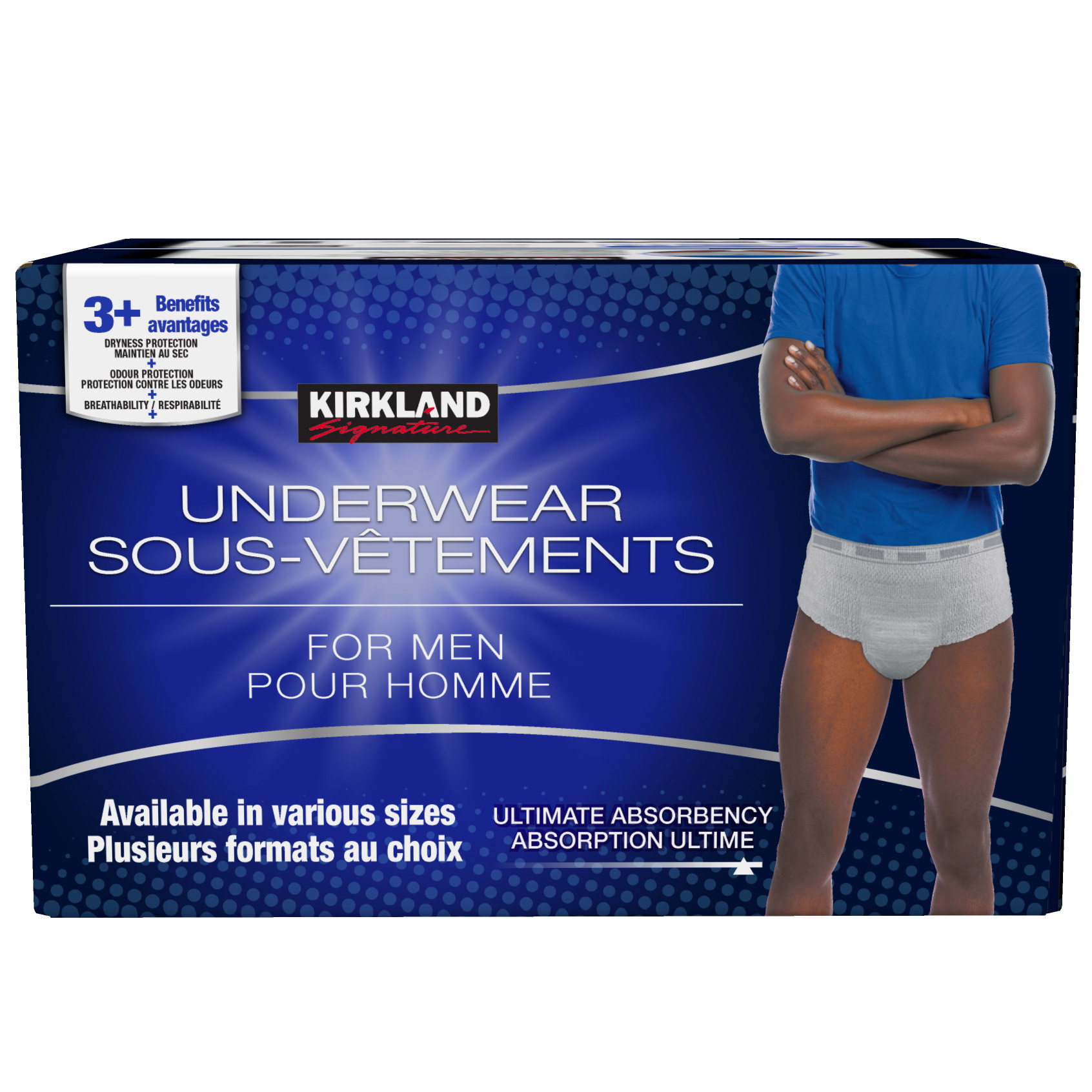 Kirkland Signature - Sous-vêtements de protection pour hommes