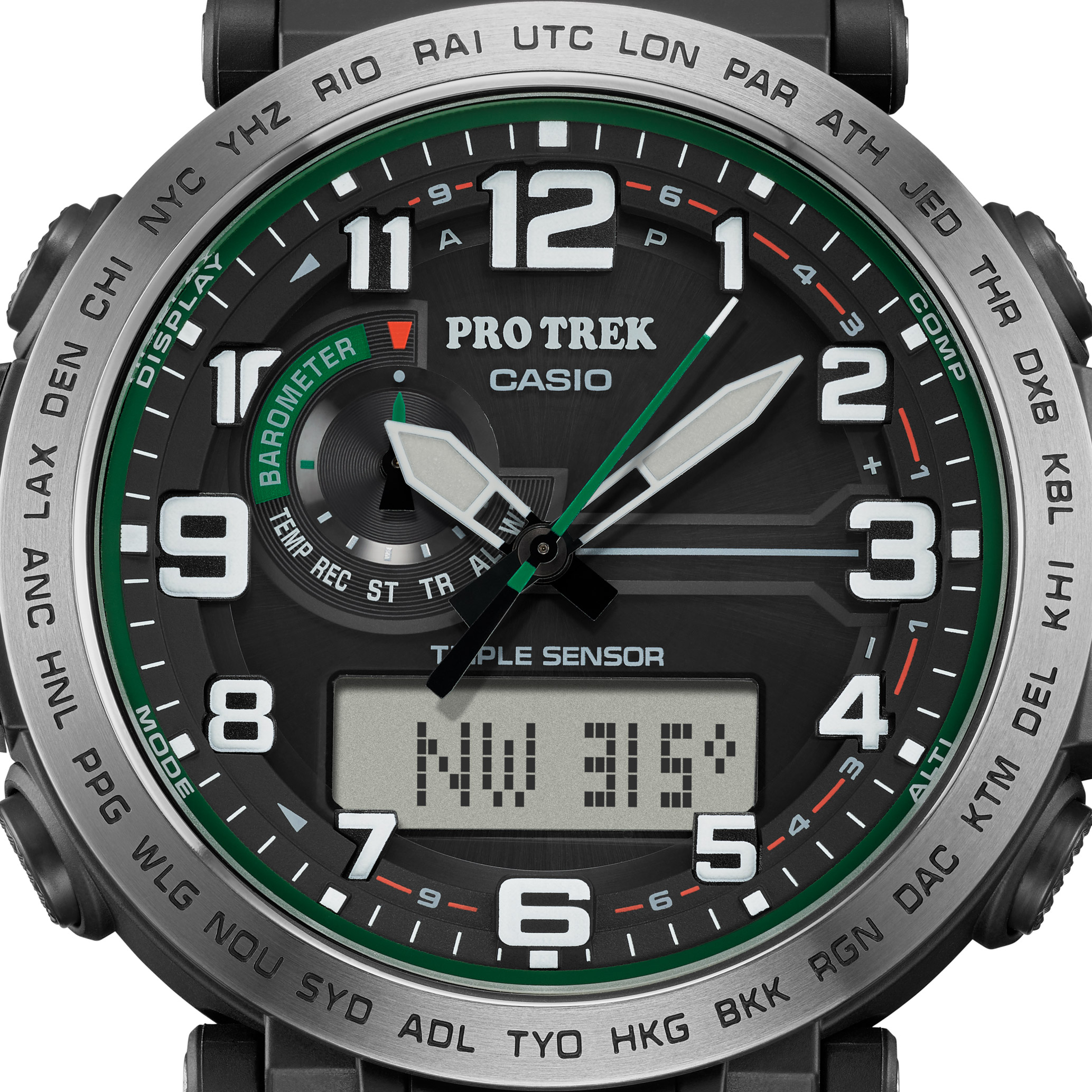 CASIO　pro trek ジャンク　メンズ　腕時計 Casio Pro Trek Men's Quartz Watch, 51.5mm | Costco