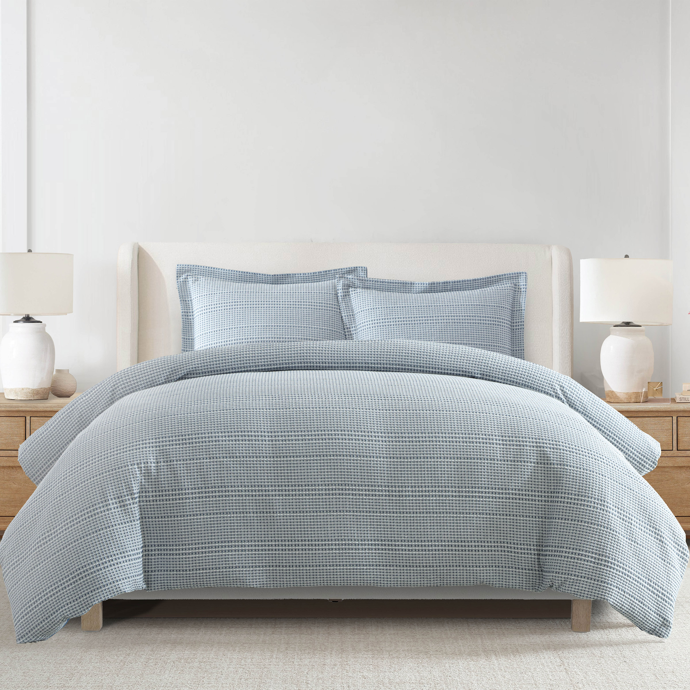Haven Lane Waffle 3-piece Comforter Set