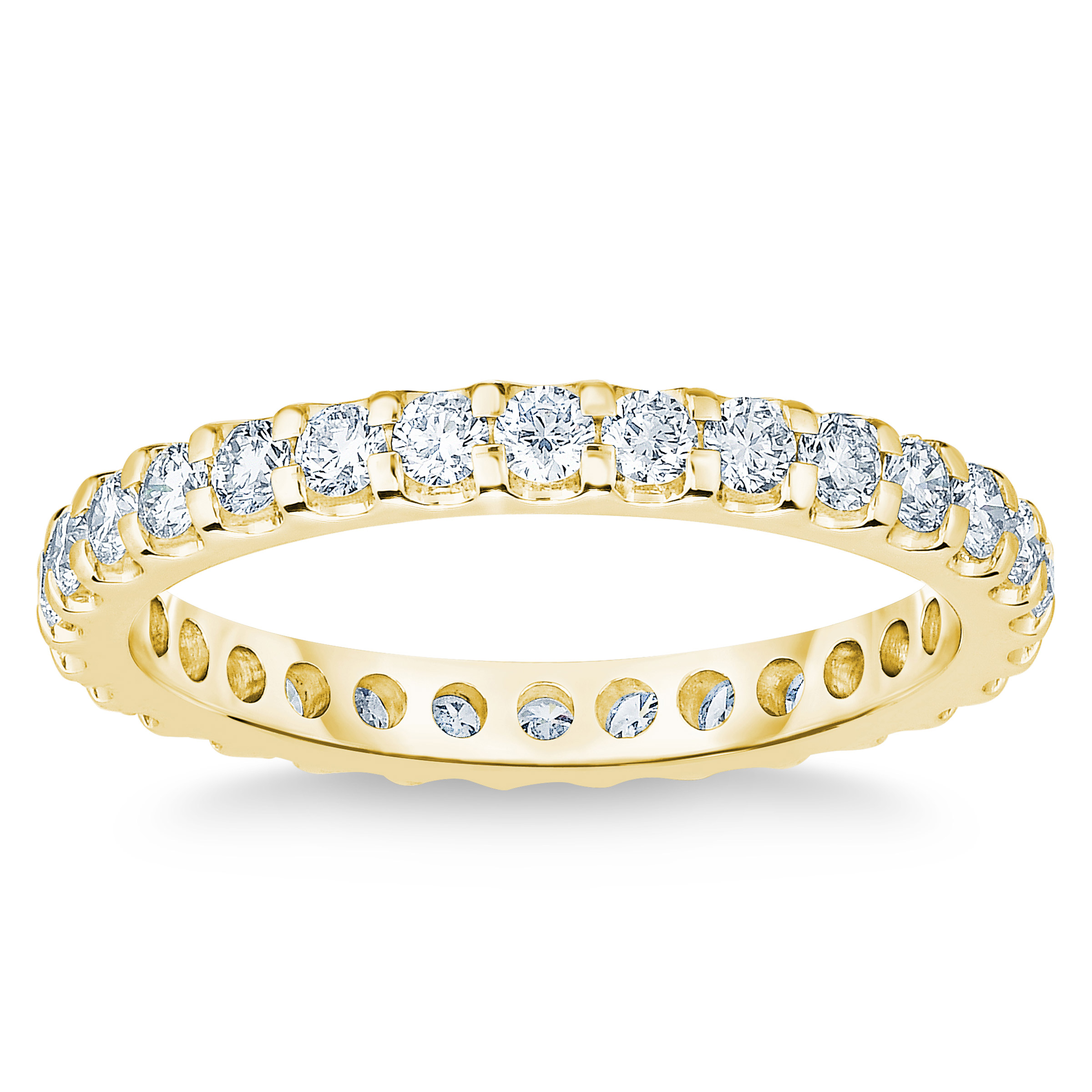 Round Brilliant 1.00 ctw VS2 Clarity  I Color Diamond Eternity Band