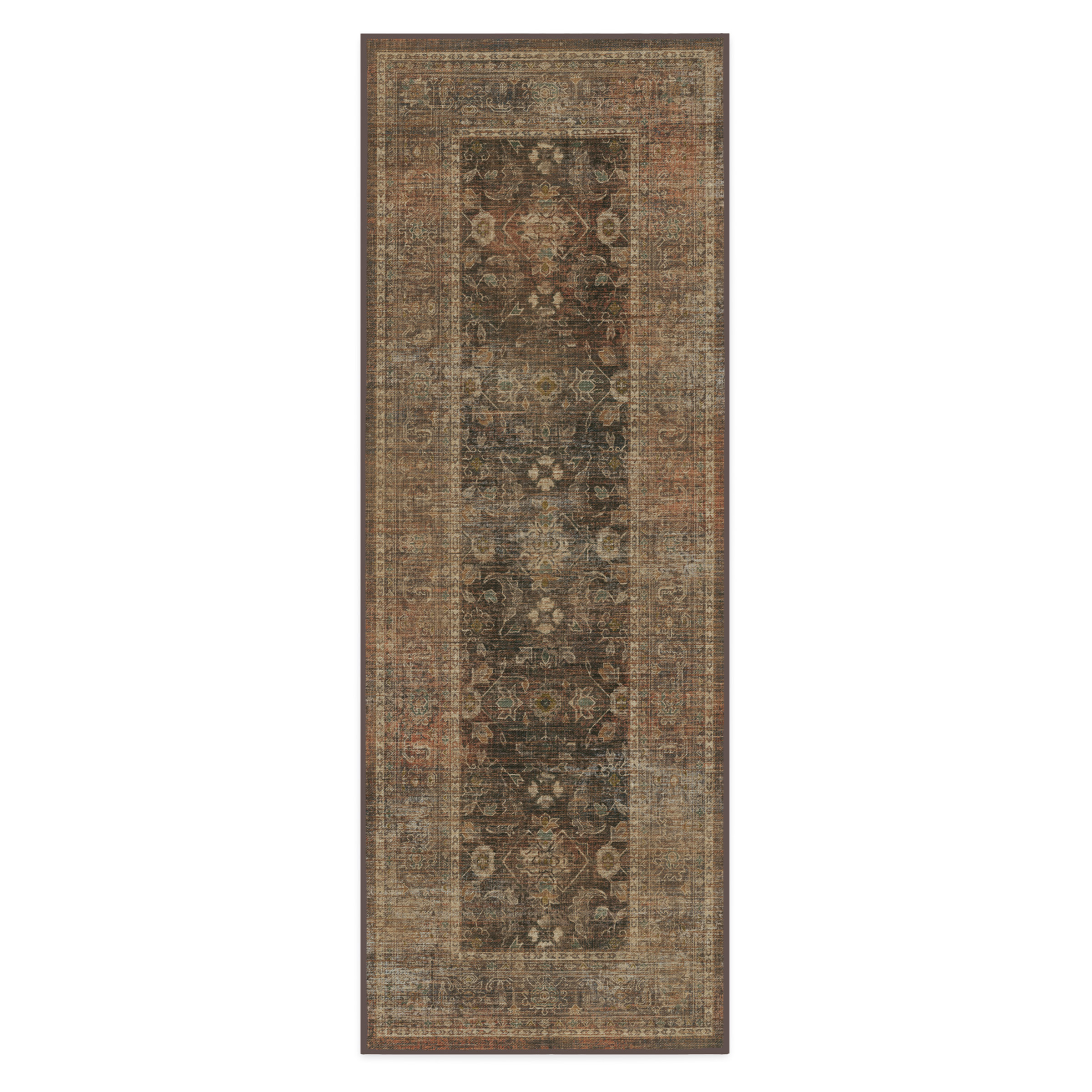 Ruggable Flatwoven Washable Ophelia Runner Rug, 2' 6
