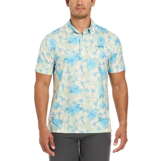 HURLEY MEN'S PRINTED SHORT SLEEVE POLO