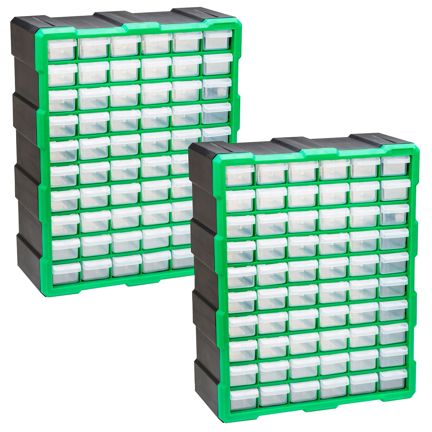 Steel Vision Interlocking Storage Containers 60 Drawer, 2pk | Costco
