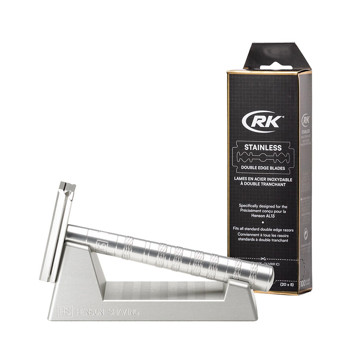 Henson AL13 Aluminium Safety Razor with Stand | Costco
